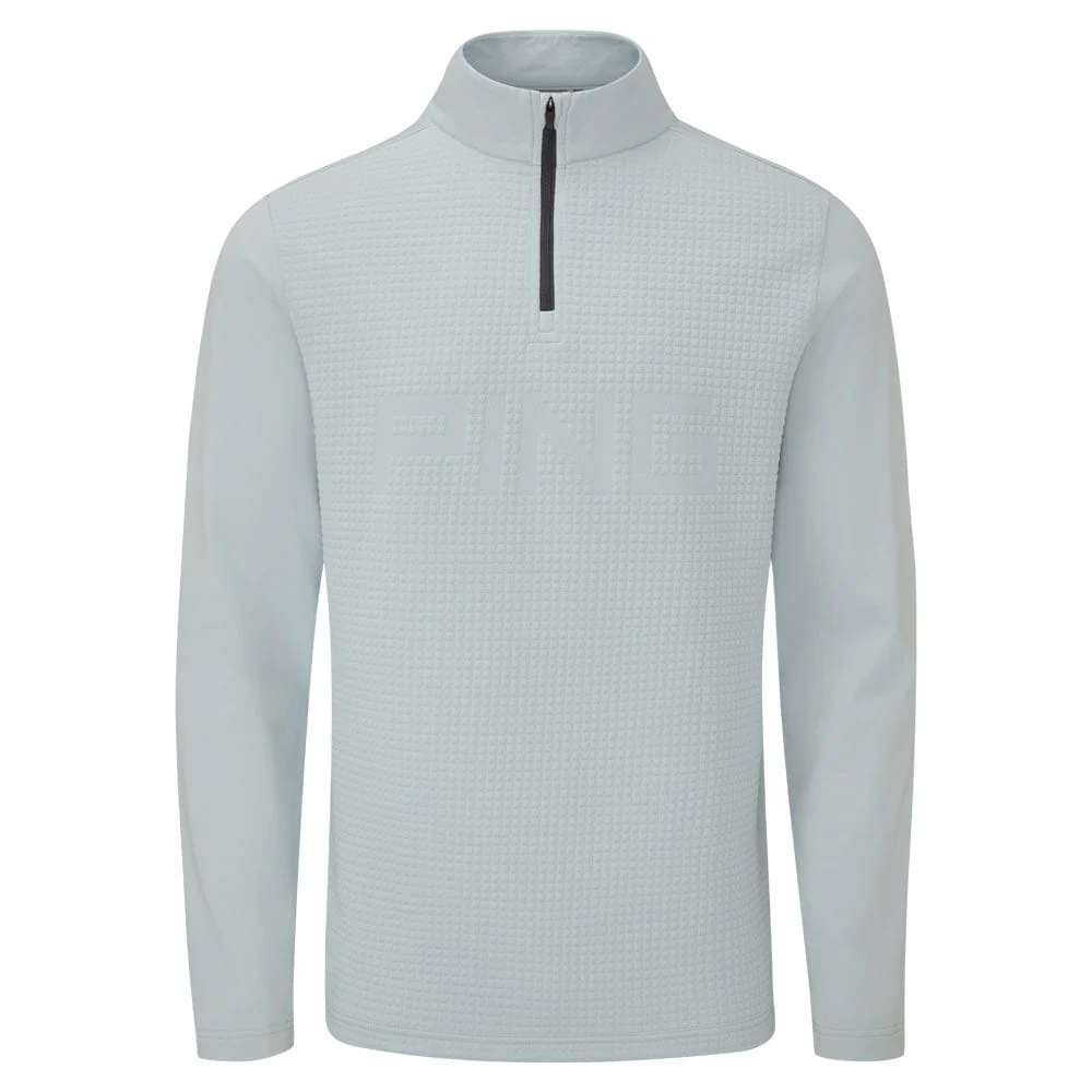 Ping Faron 1/4 Zip Pullover - Pearl Grey