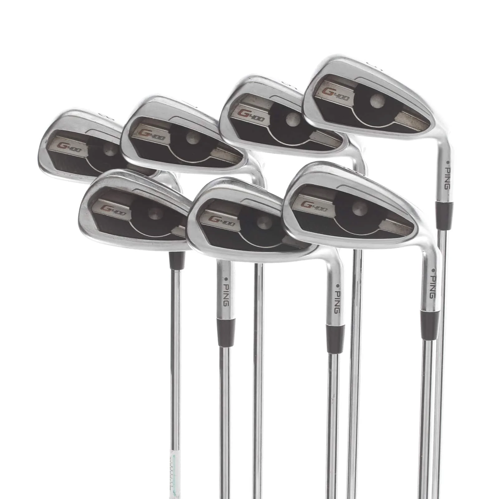 Ping G-400 Steel Mens Right Hand Irons 5-GW Green Dot Stiff - Modus Tour 105g