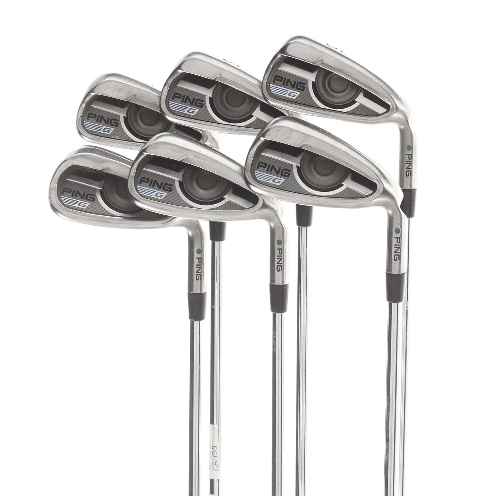 Ping G Series Steel Mens Right Hand Irons 5-PW 2* Upright Stiff - Ping AWT 2.0