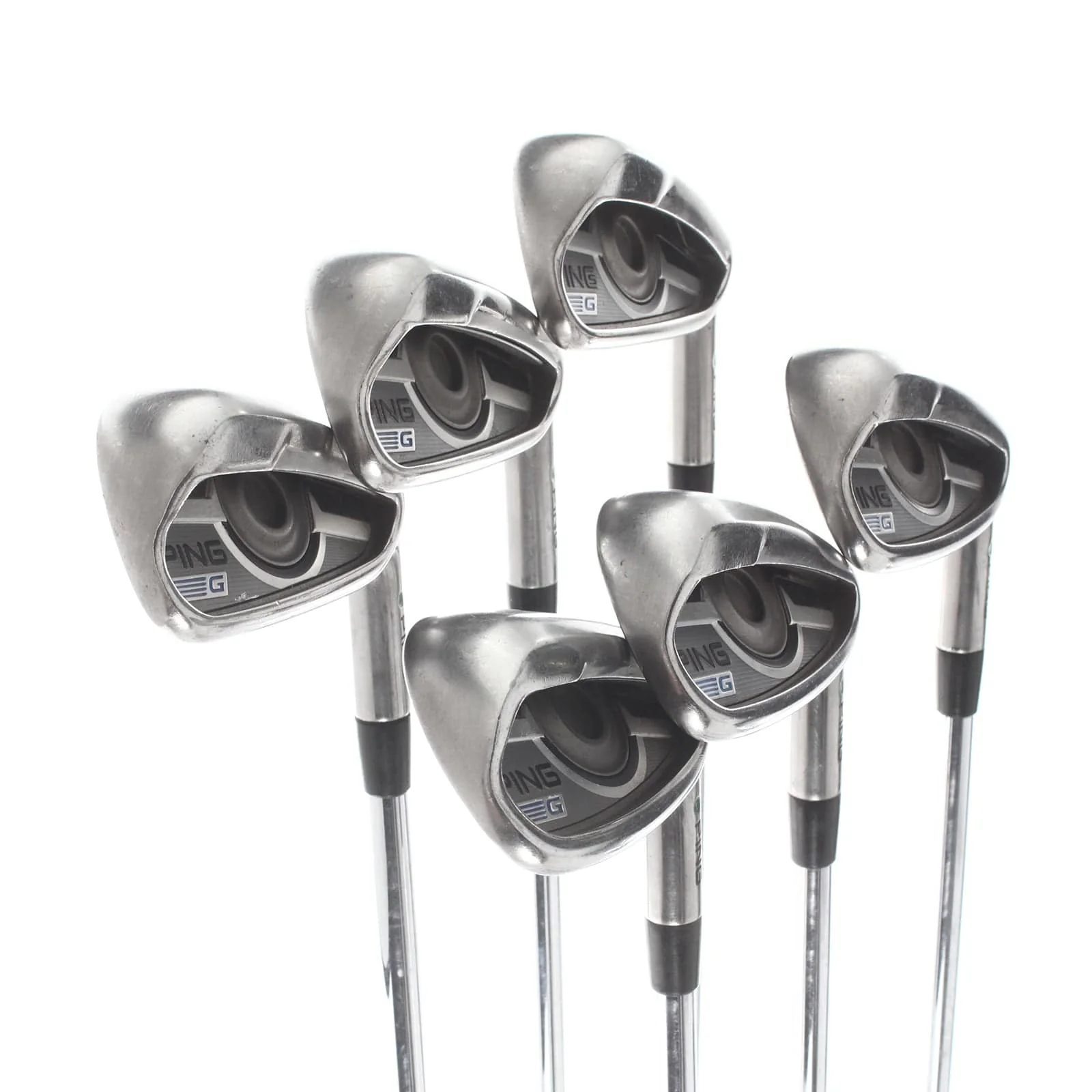Ping G Series Steel Mens Right Hand Irons 5-PW 2* Upright Stiff - Ping AWT 2.0 - Image 2