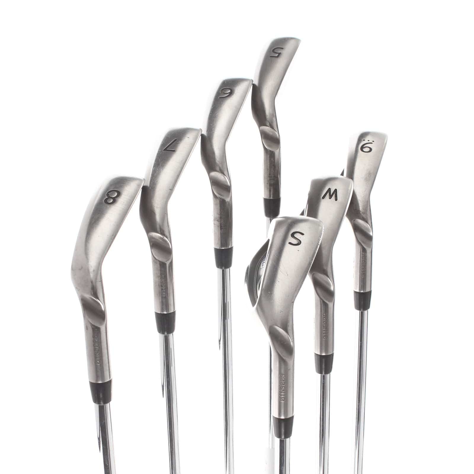 Ping G Series Steel Mens Right Hand Irons 5-SW Yellow Dot 1.5* Upright Regular - Ping AWT 2.0 - Image 3