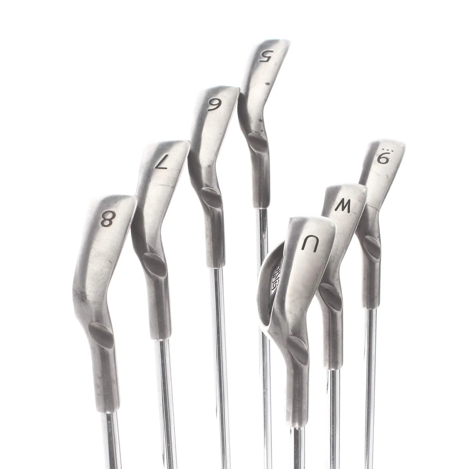 Ping G30 Steel Mens Right Hand Irons 5-UW Blue Dot 0.75* Upright Soft Regular - Ping CFS Distance - Image 3