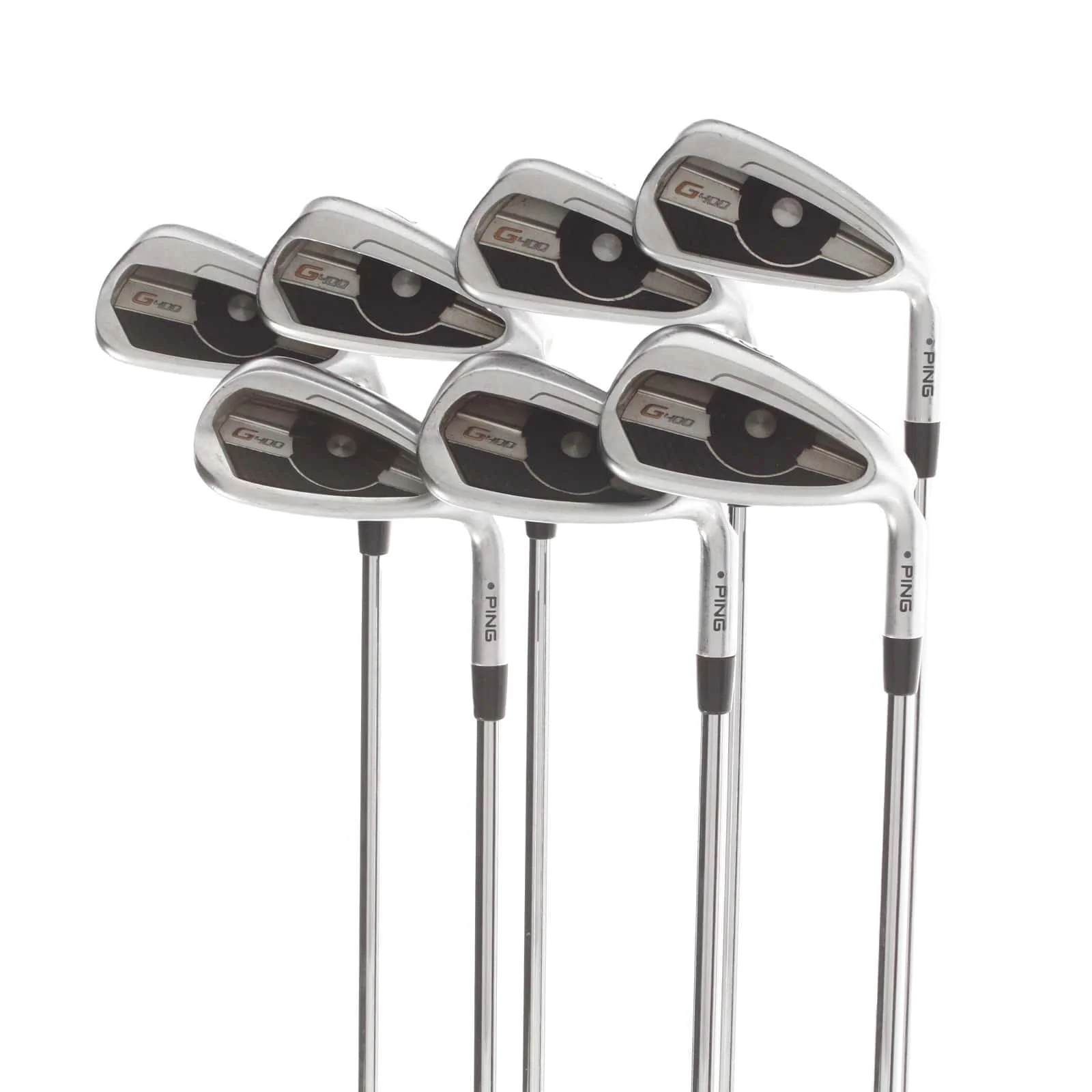 Ping G400 Graphite Mens Right Hand Irons 5-SW Blue Dot 1* Upright Regular - AWT 2.0