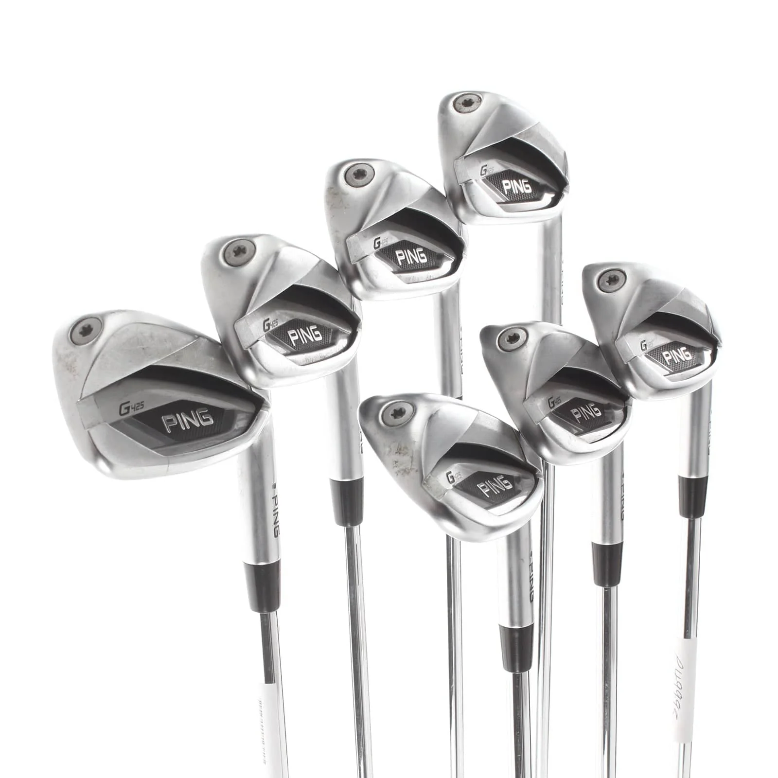 Ping G425 Steel Mens Right Hand Irons 5-SW Black Dot Regular - Ping AWT 2.0 - Image 2