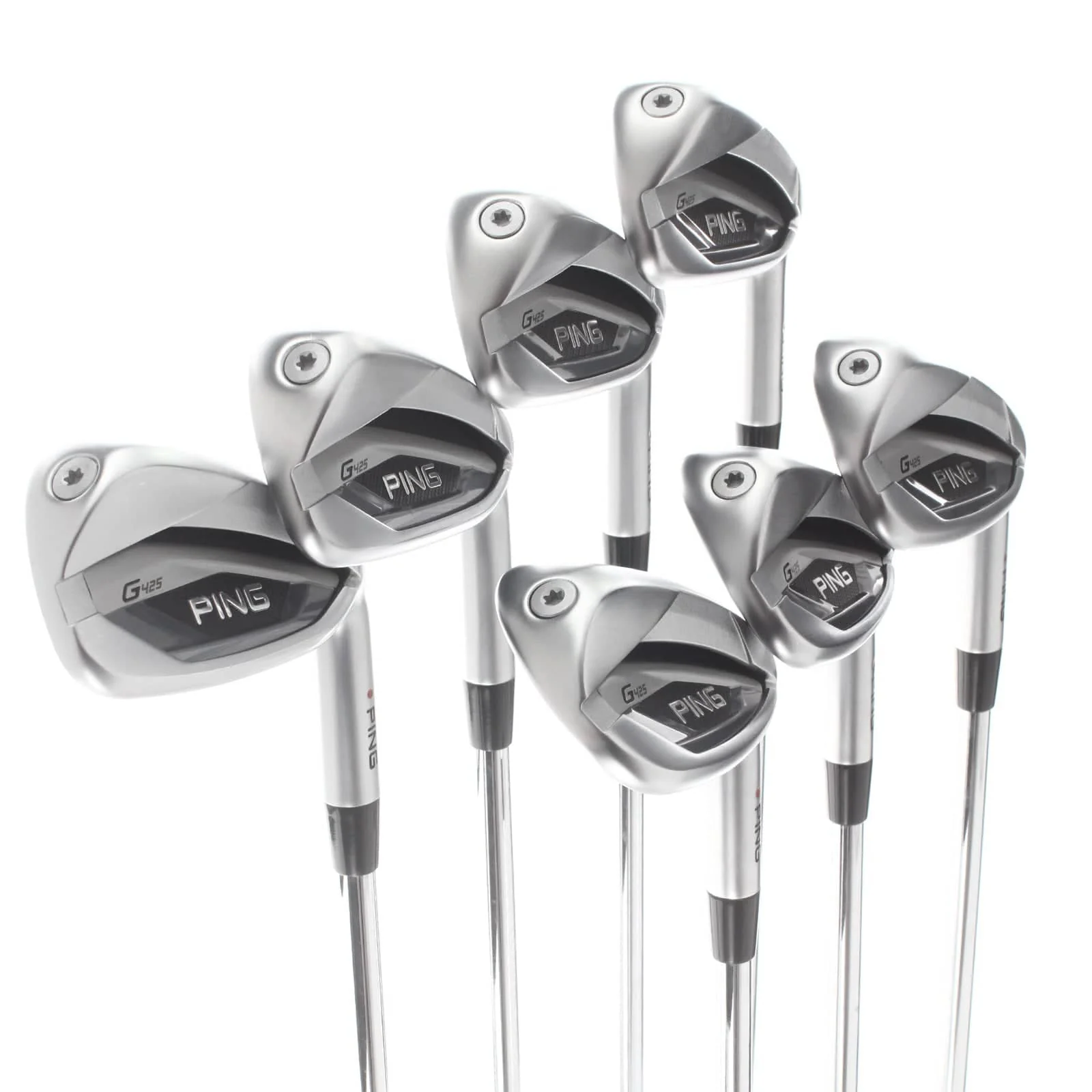 Ping G425 Steel Mens Right Hand Irons 5-SW Red Dot 1* Flat Regular - Ping AWT 2.0 - Image 2