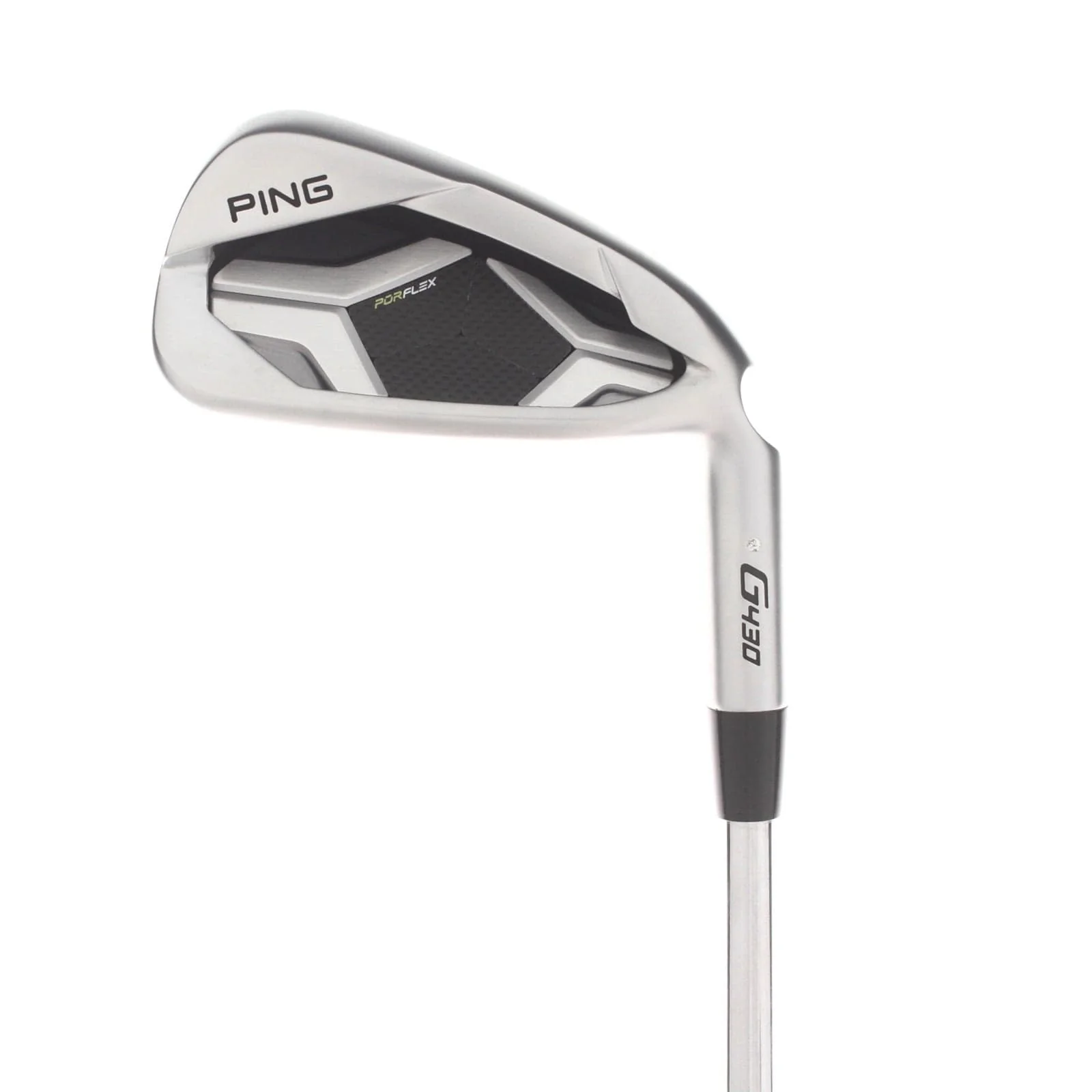Ping G430 Steel Mens Right Hand 7 Iron White Dot 3* Upright Stiff - Ping AWT 2.0