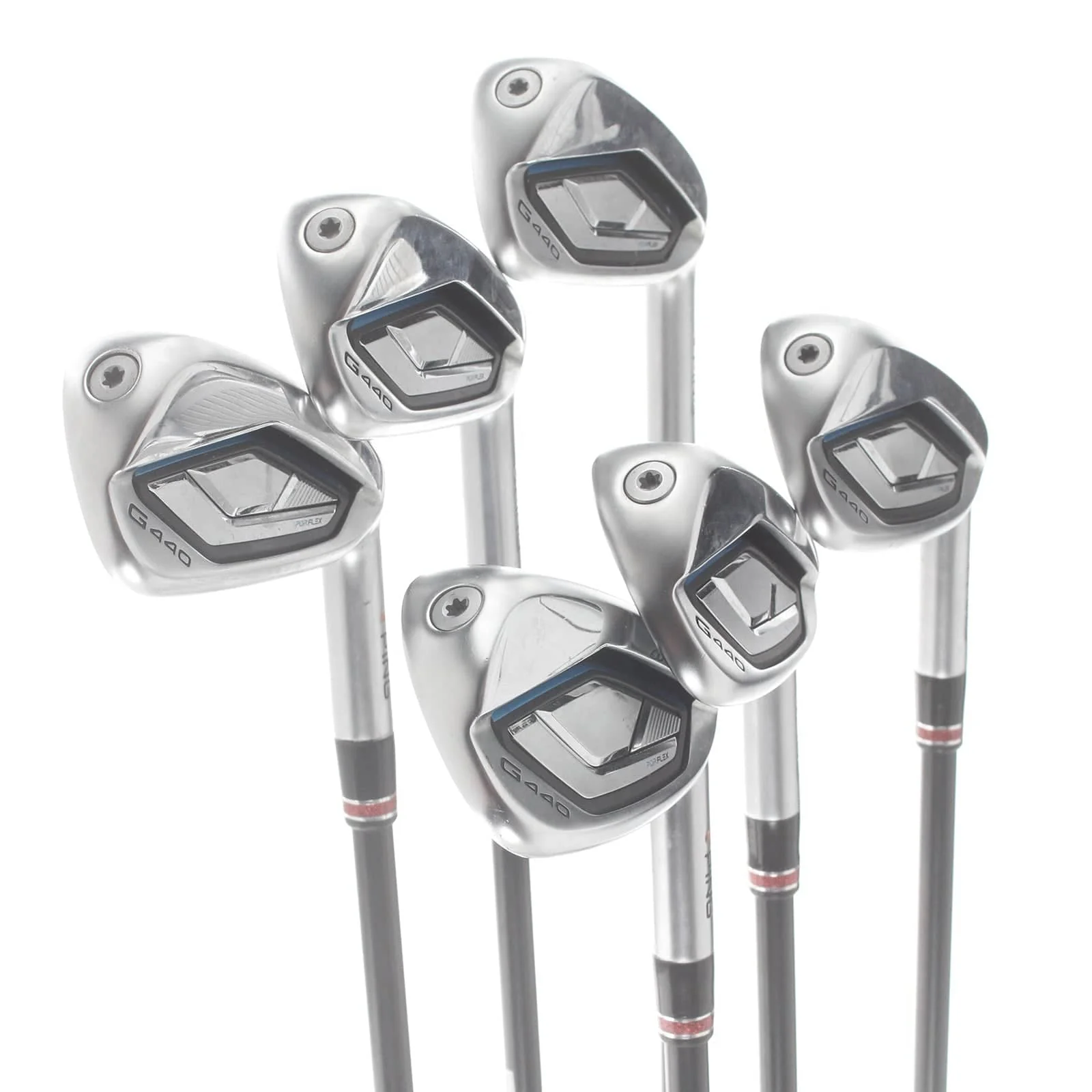 Ping G440 Graphite Mens Right Hand Irons 5-PW Orange Dot 2* Flat Regular - Elevate 95 - Image 2