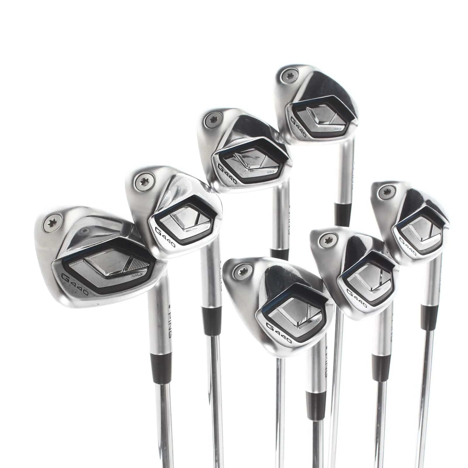 Ping G440 Steel Mens Right Hand Irons 5-UW 1* Upright Regular - Ping AWT 3.0 - Image 2