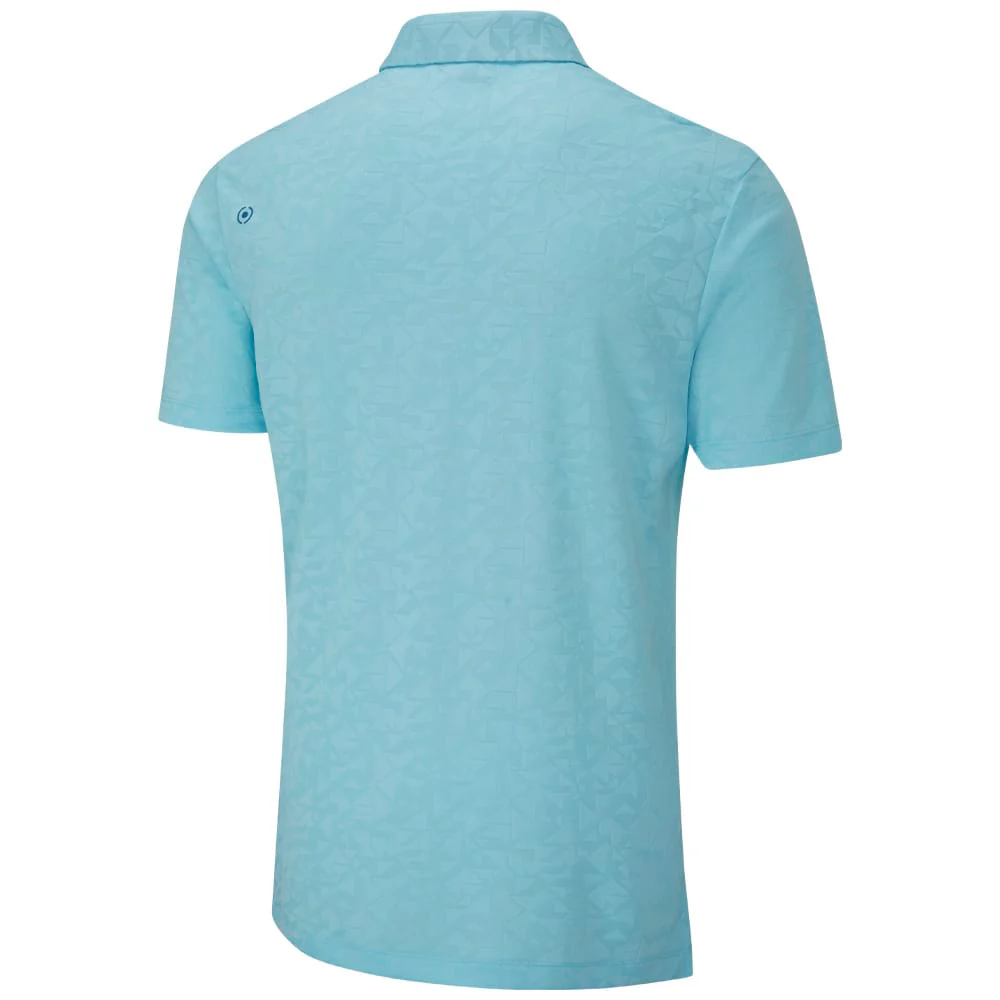 Ping Geo-Camo Polo Shirt - Crystal Blue - Image 2