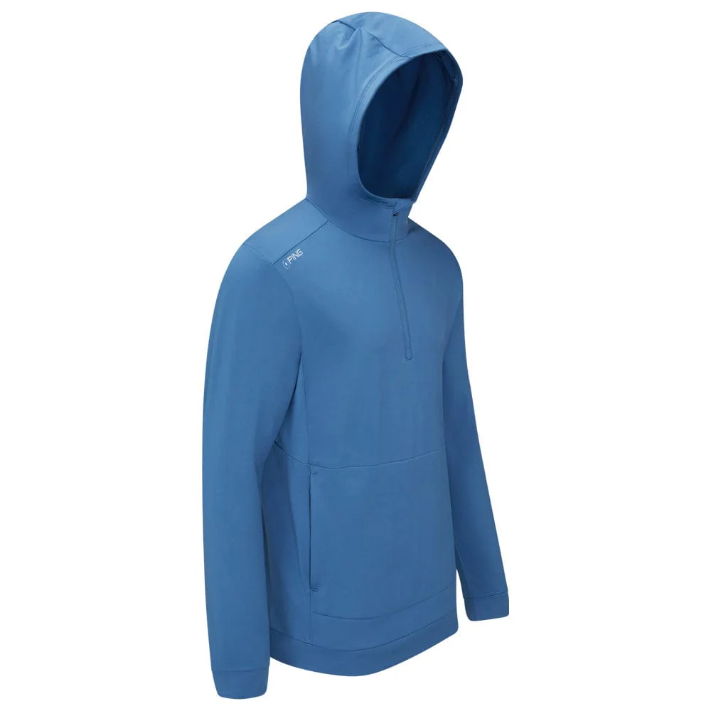 Ping Haldon 1/4 Zip Hoodie - Navy - Image 3