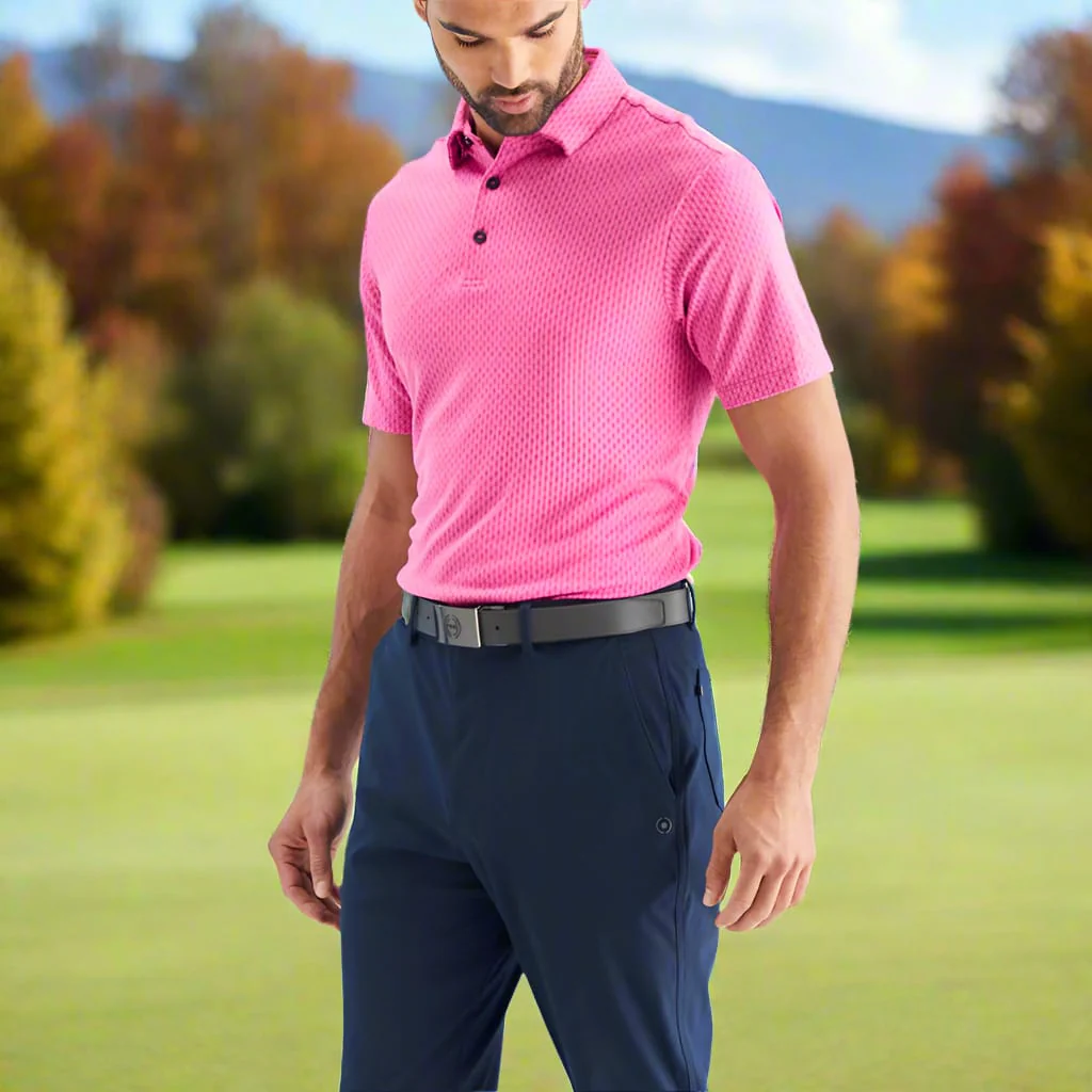 Ping Hershel Polo Shirt - Ultra Pink Multi - Image 6