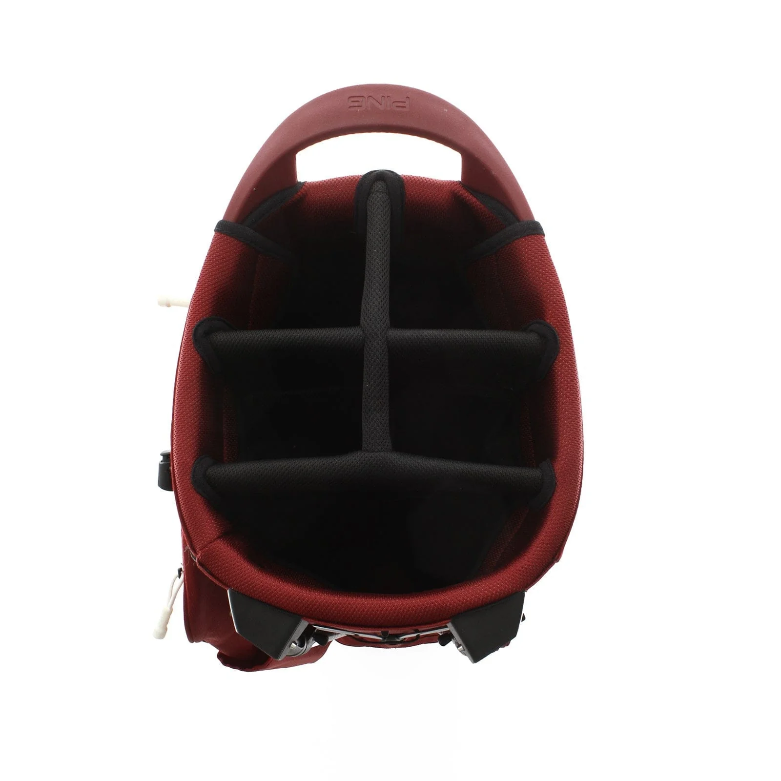 Ping Hooder Stand Bag - Maroon/Black - Image 2