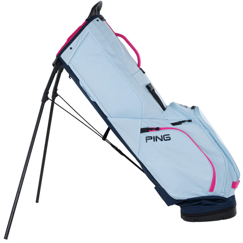 Ping Hoofer Lite Stand Bag - Crystal/Navy/Malibu Rose - Image 2