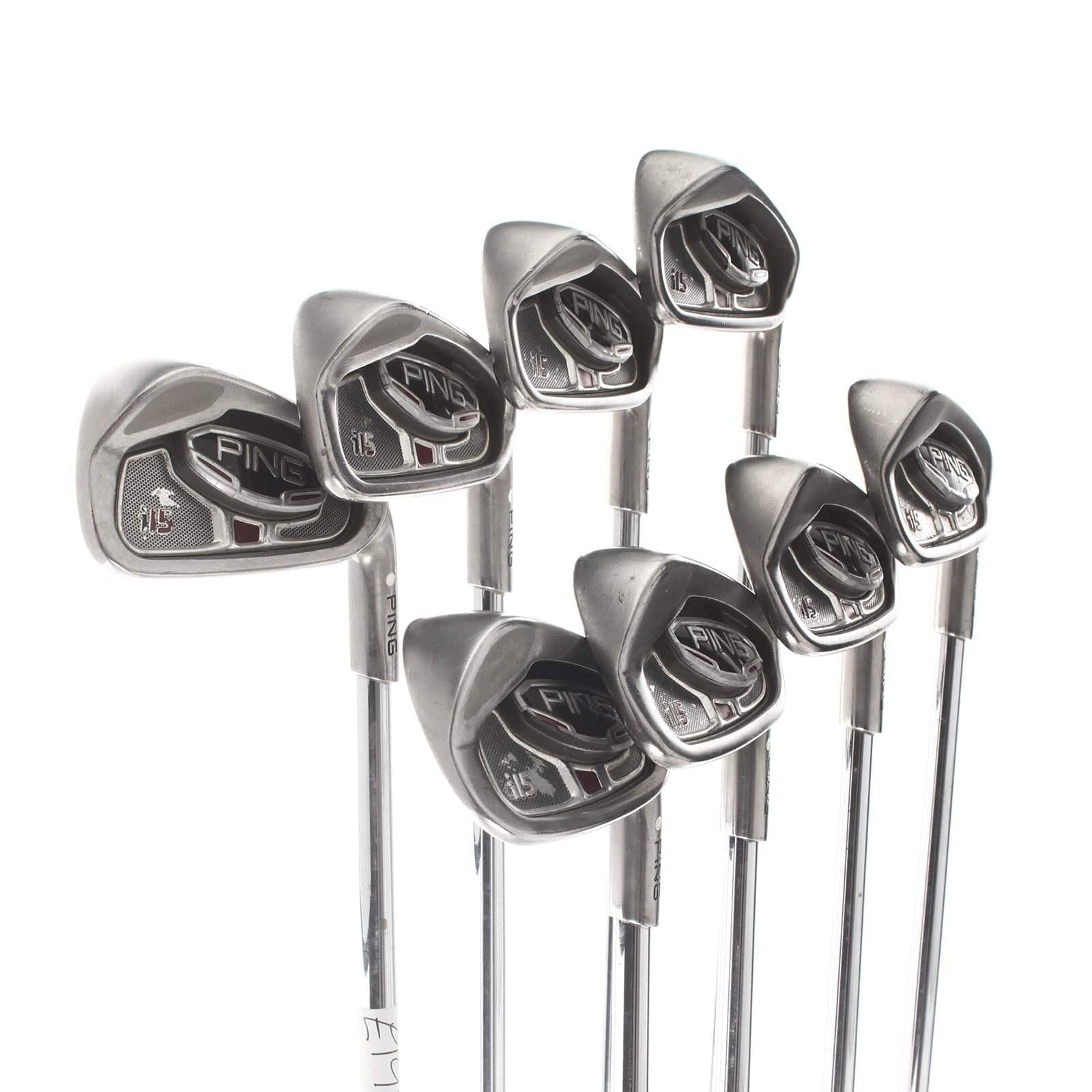Ping i15 Steel Mens Right Hand Irons 3-PW White Dot 3* Upright Regular - Ping AWT - Image 2