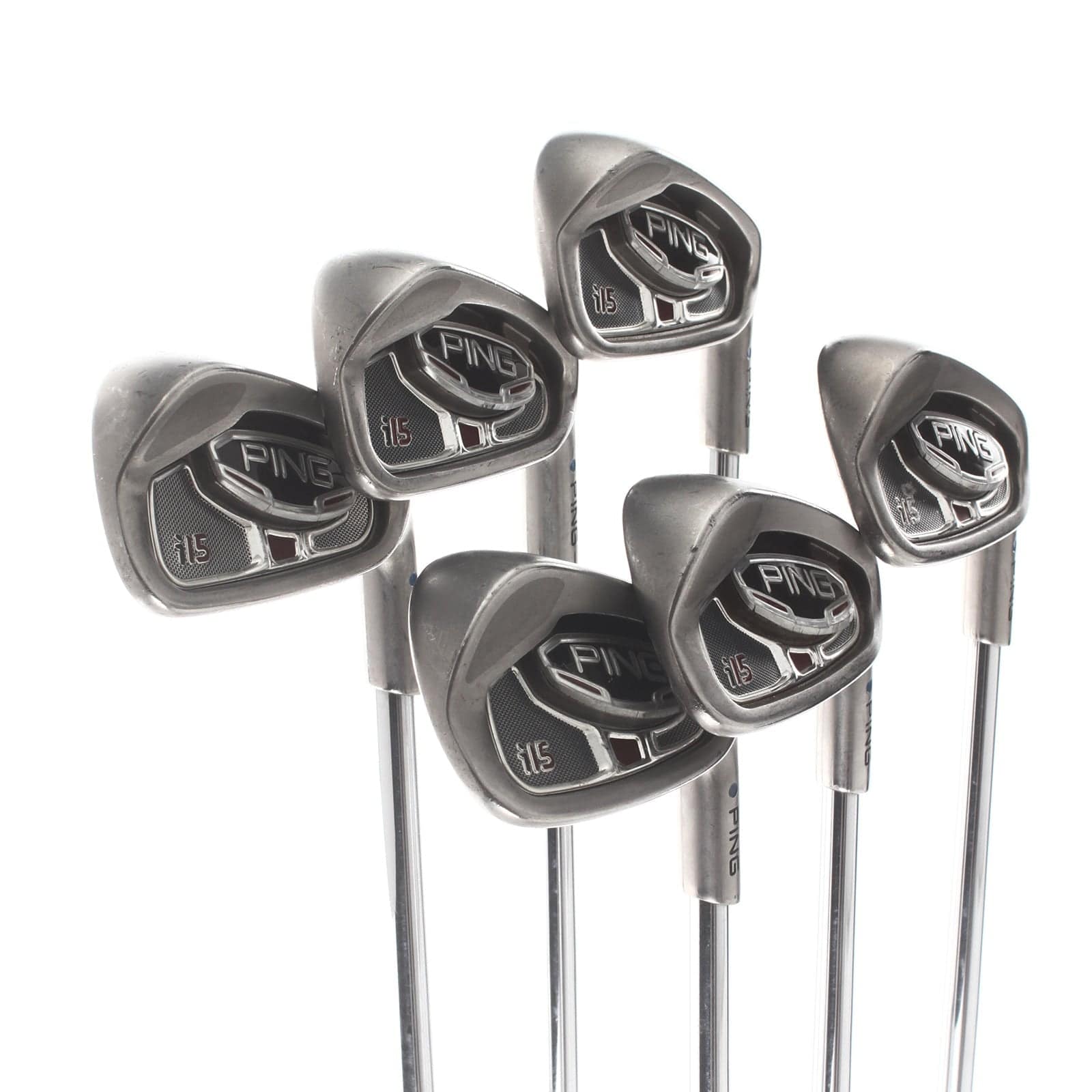 Ping i15 Steel Mens Right Hand Irons 5-PW Blue Dot 0.75* Upright Regular - Ping AWT - Image 2