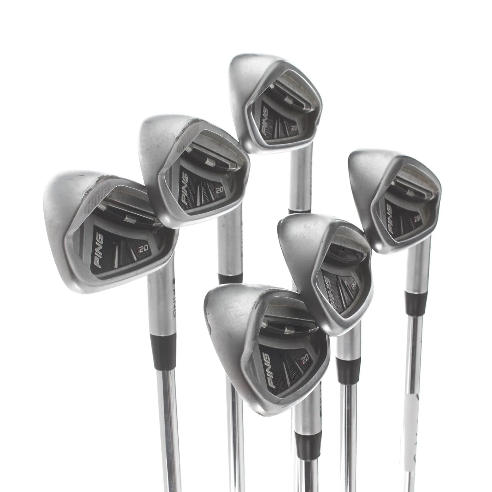 Ping i20 Steel Mens Right Hand Irons 4-9 Black Dot Regular - Ping CFS - Image 2