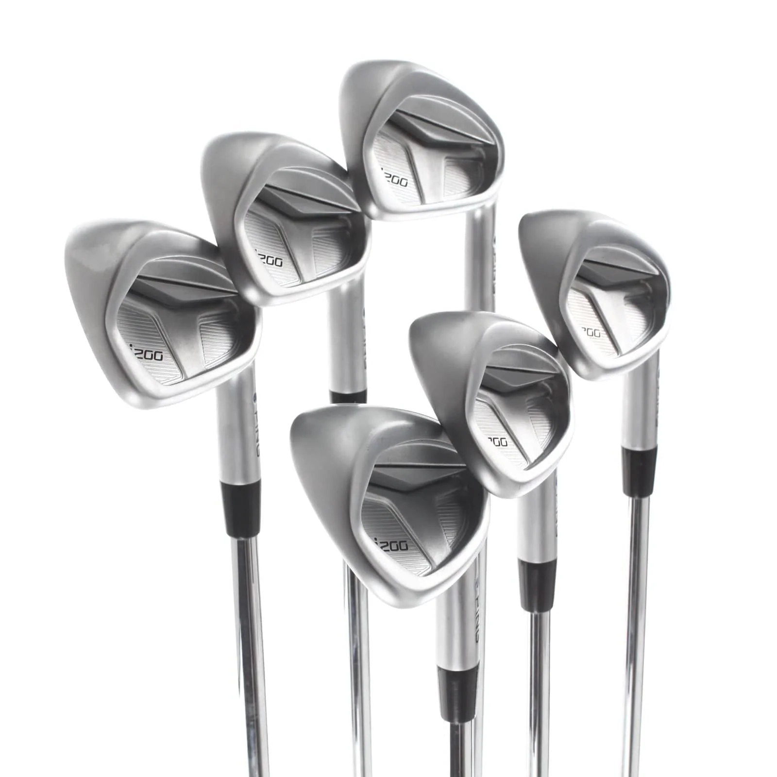 Ping i200 Steel Mens Right Hand Irons 5-PW Blue Dot 1* Upright Regular - Ping AWT 2.0 - Image 2