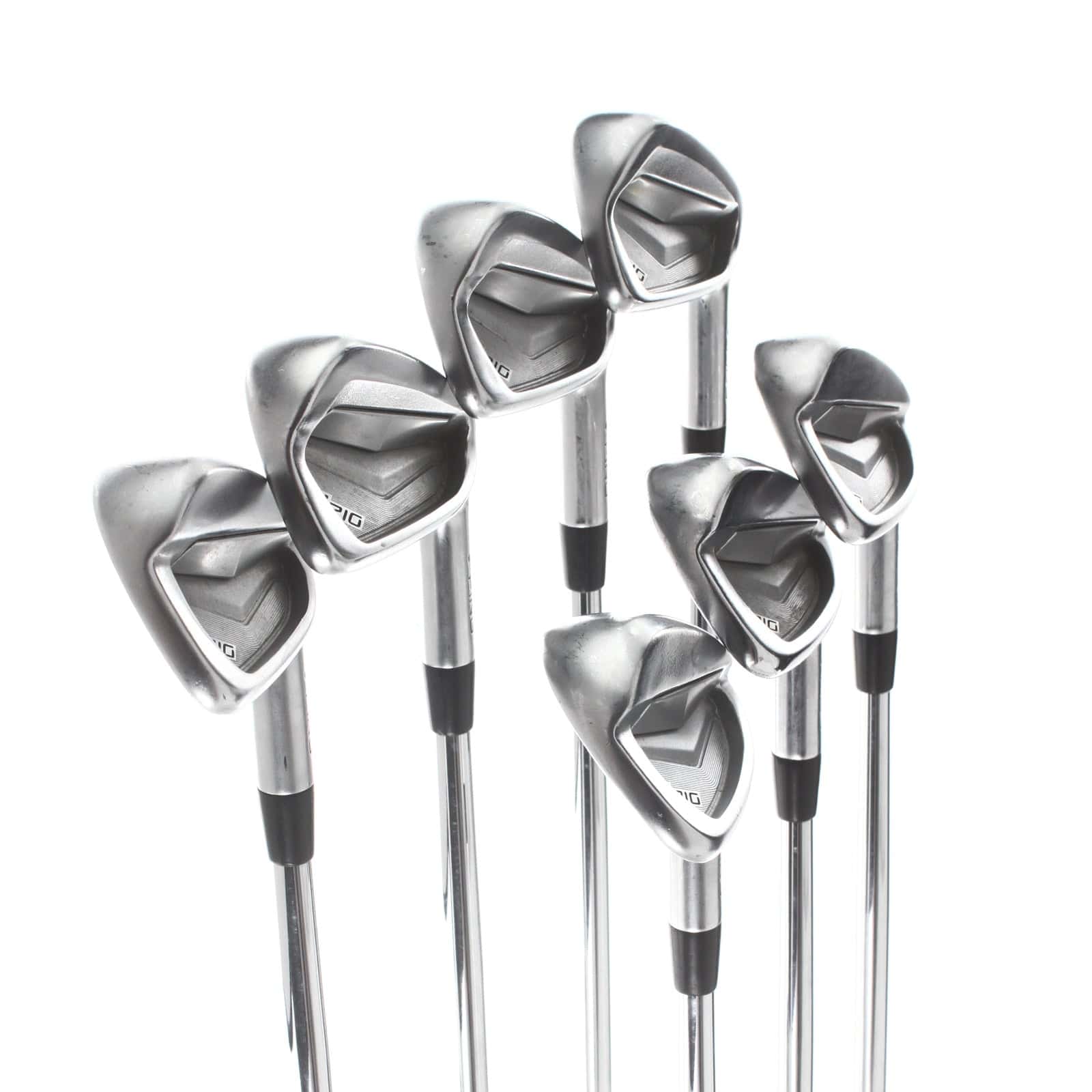 Ping i210 Steel Mens Right Hand Irons 4-PW Blue Dot 2* Upright Regular - Dynamic Gold R300 - Image 2