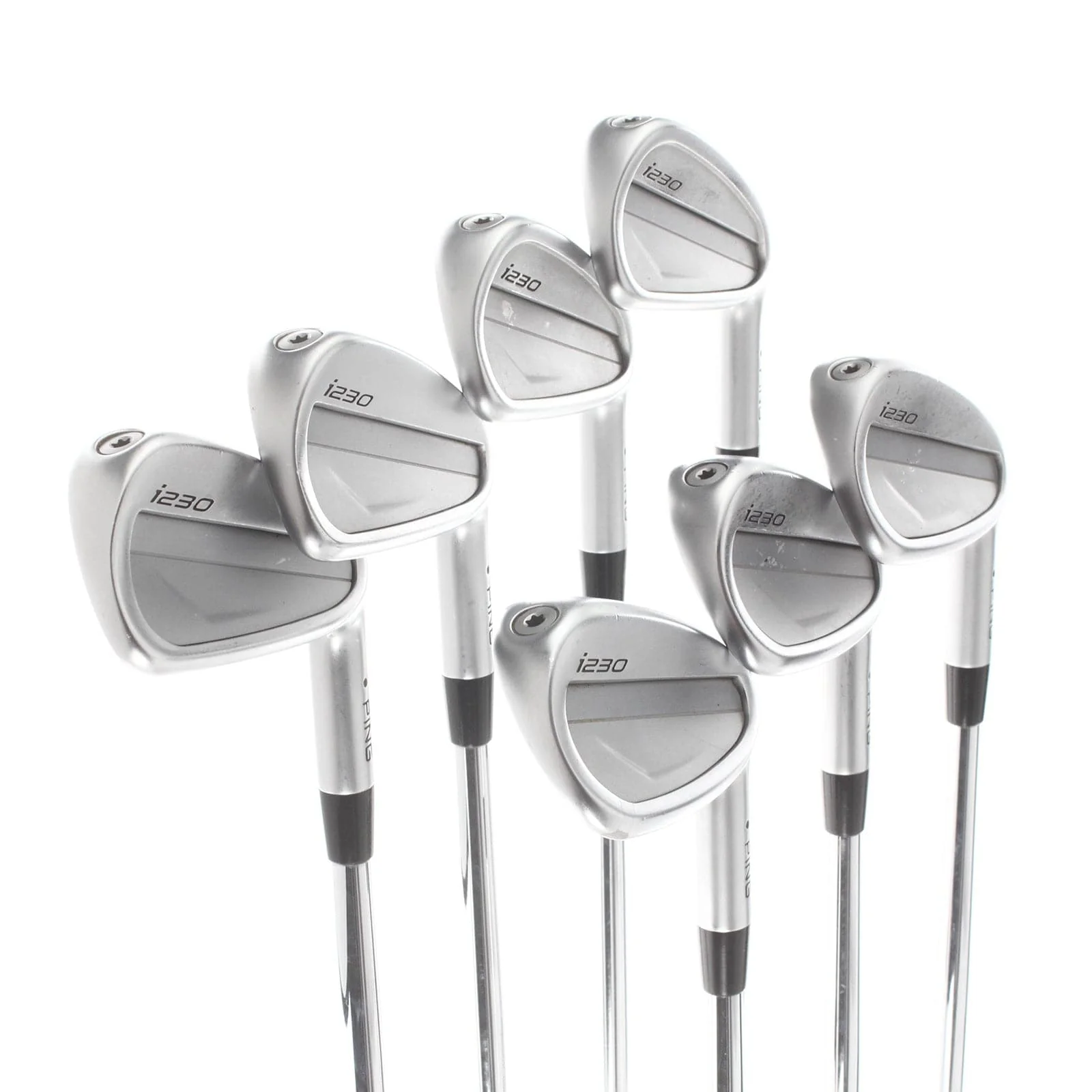 Ping i230 Steel Mens Right Hand Irons 4-PW Black Dot Stiff - DG 105 S300 - Image 2