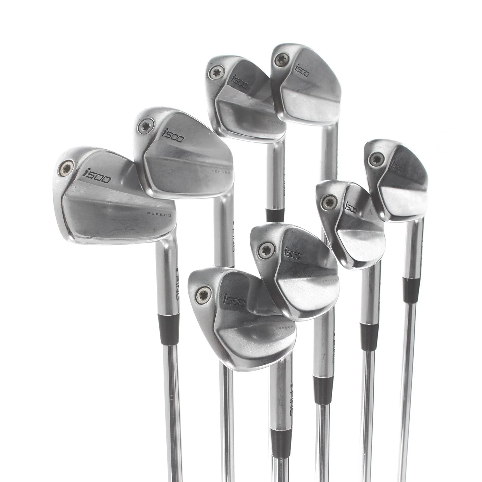 Ping i500 Forged Steel Mens Right Hand Irons 3-PW White Dot 3* Upright Regular - Project X LZ 5.5 115g - Image 2