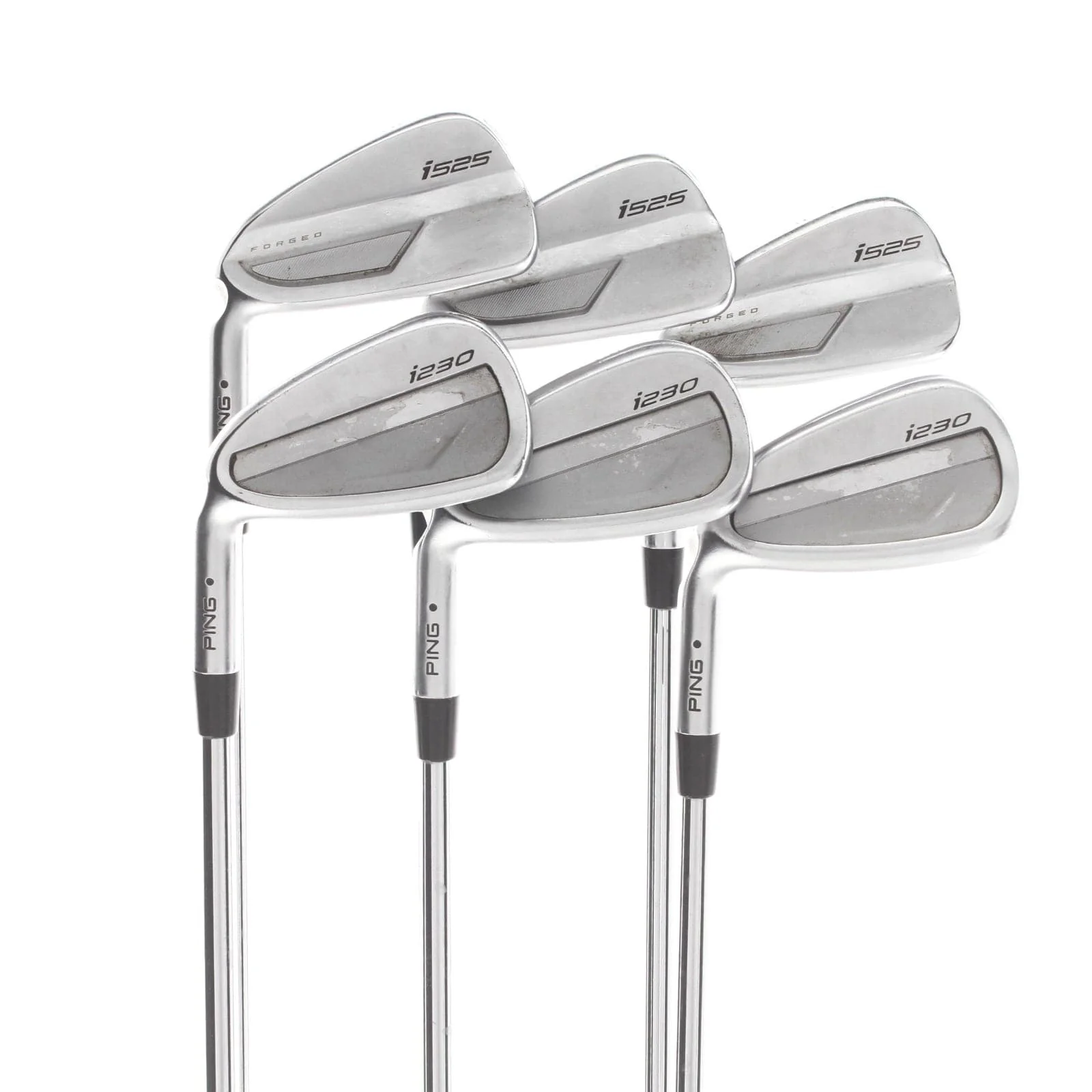 Ping i525/i230 Combo Steel Mens Left Hand Irons 5-PW Black Dot Stiff - Nippon N.S Pro Modus3 Tour 105