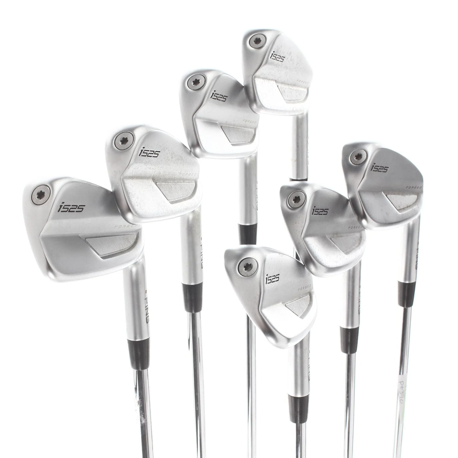 Ping i525 Steel Mens Right Hand Irons 4-PW Orange Dot 2* Flat Stiff - AWT 2.0 - Image 2