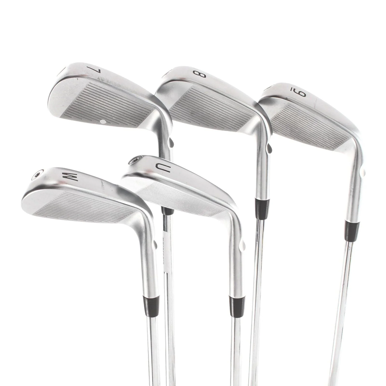 Ping i530 Steel Mens Left Hand Irons 7-UW Orange Dot 2* Flat Stiff - Ping AWT 2.0 - Image 3