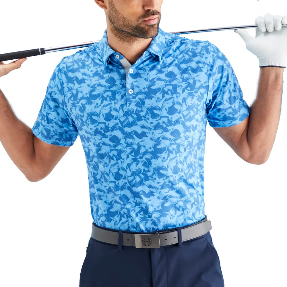 Ping Julian Polo Shirt - Tidal Blue Multi - Image 4