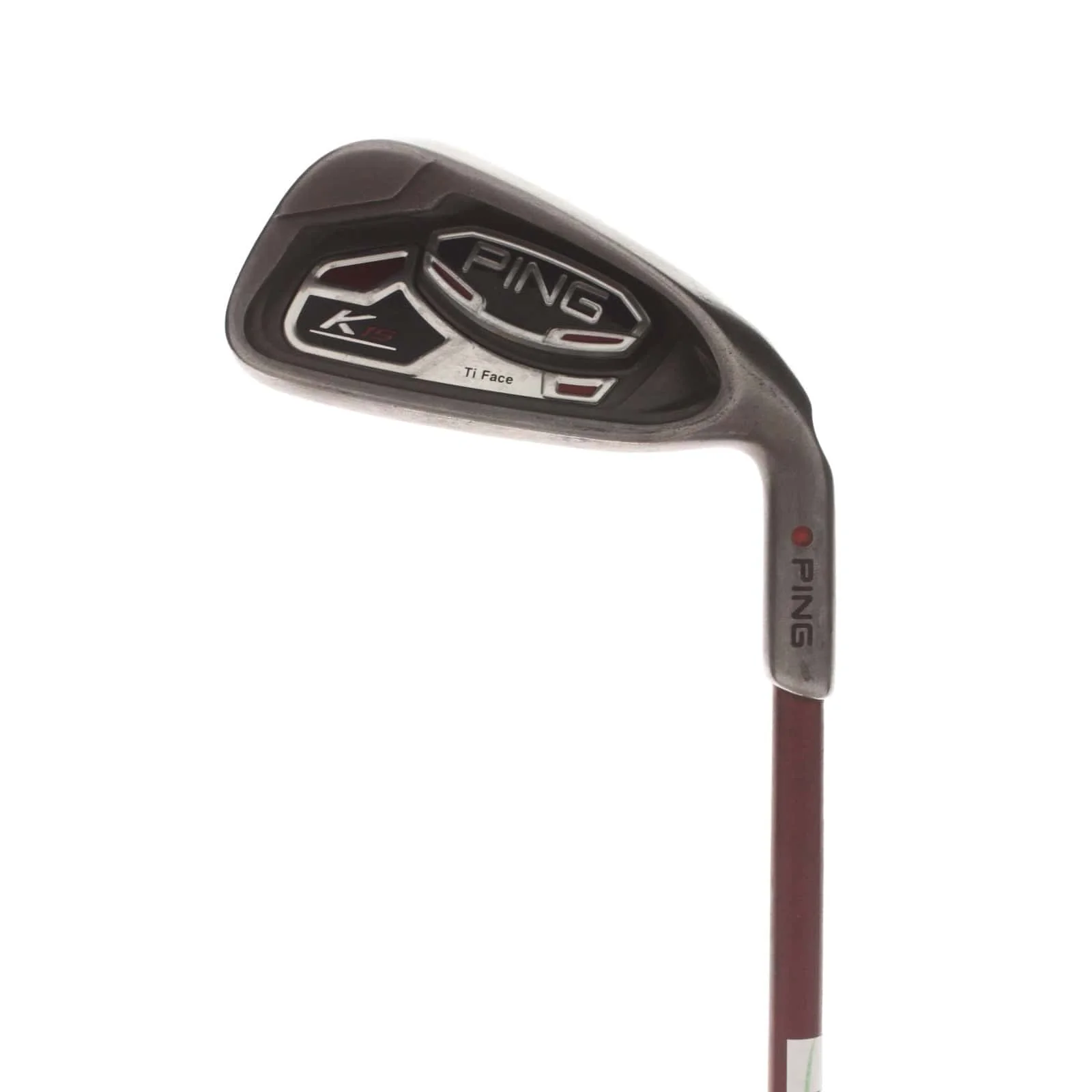 Ping K15 Graphite Mens Right Hand 7 Iron Red Dot 0.75* Flat Regular - Ping TFC 149