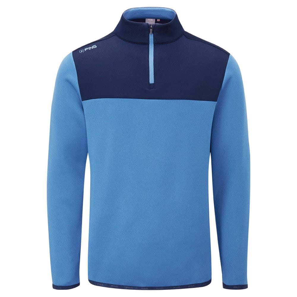 Ping Kinver 1/4 Zip Pullover - Stellar/Navy