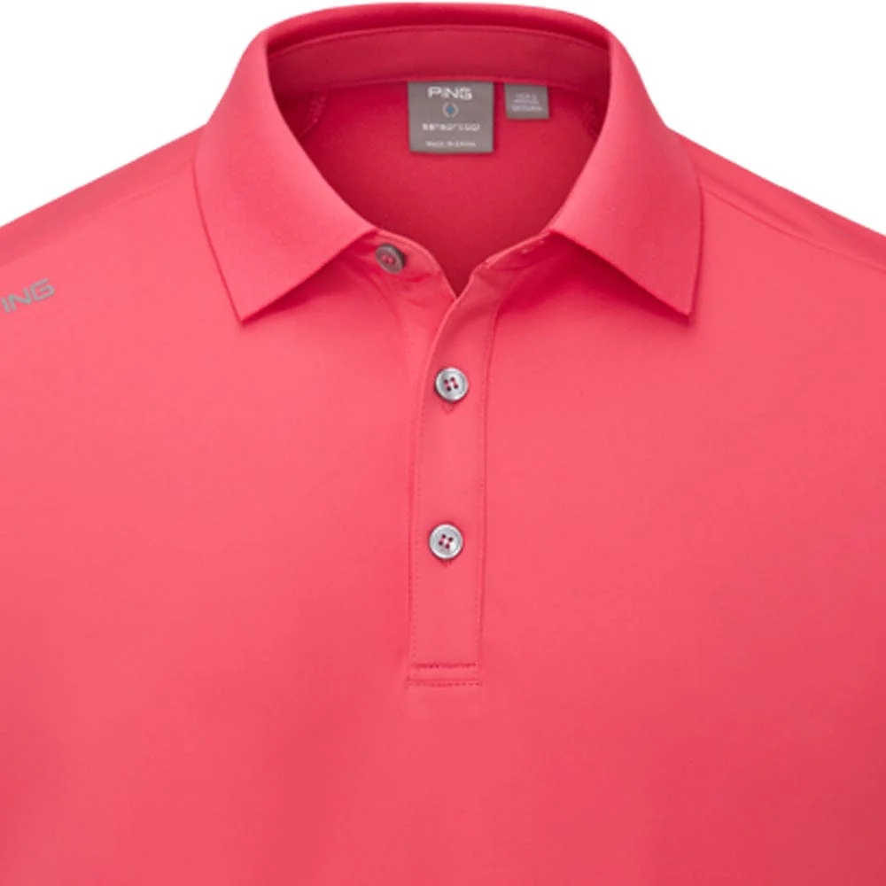 Ping Lindum Polo Shirt - Rhapsody Pink - Image 3