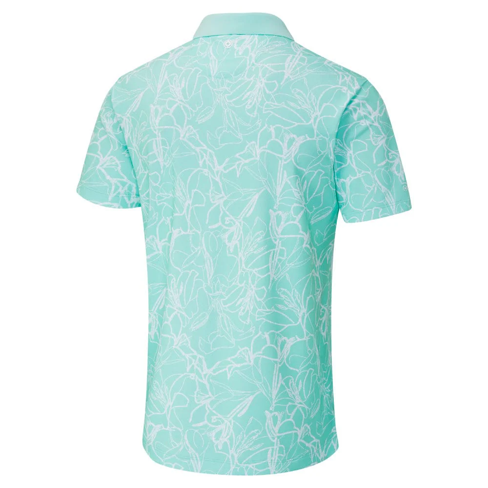 Ping Orlando Polo Shirt - Green Bay/White - Image 2