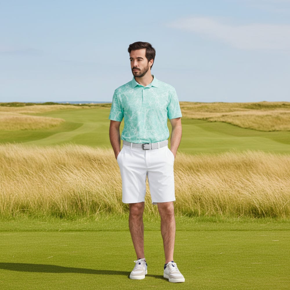 Ping Orlando Polo Shirt - Green Bay/White - Image 4