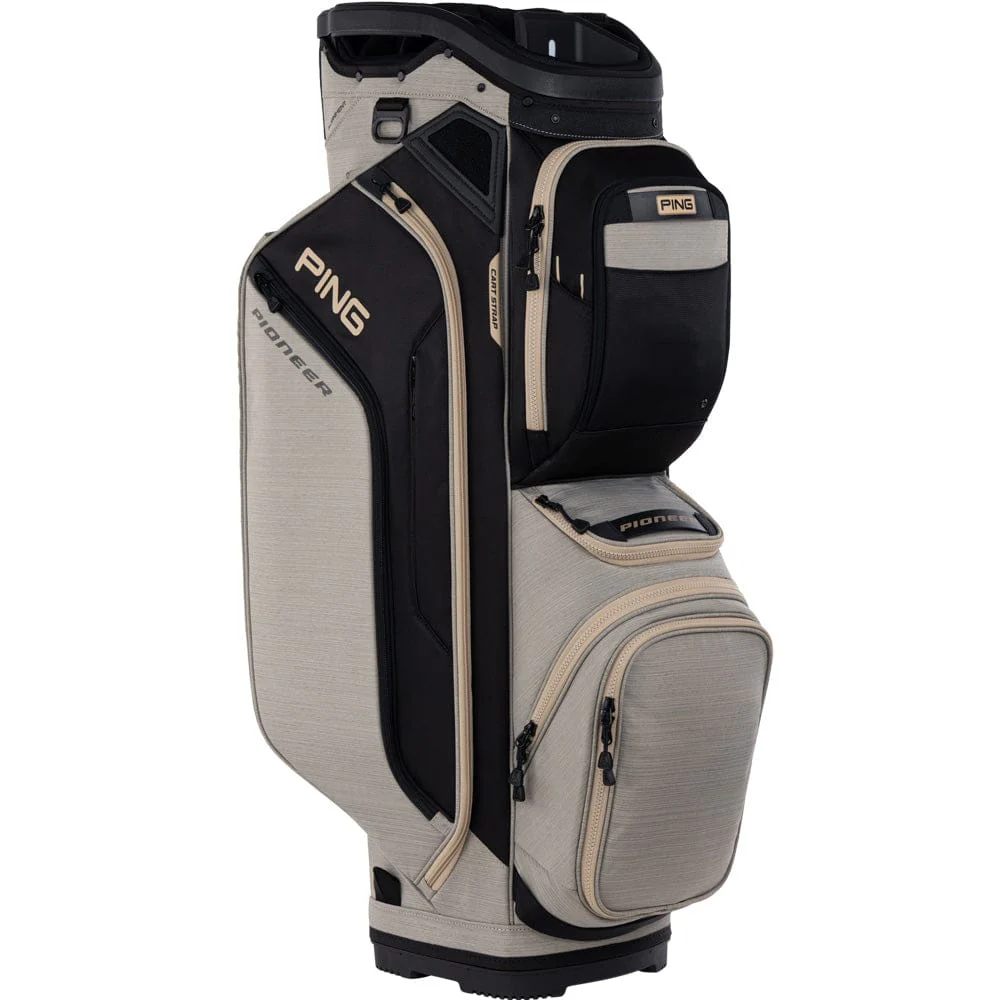 Ping Pioneer Cart Bag - Heather Sand/Black