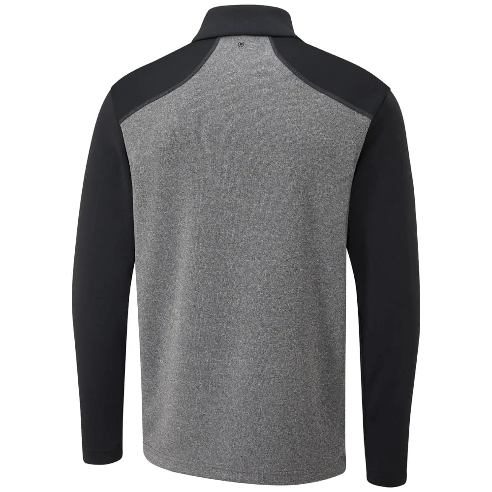 Ping Ramsey 1/2 Zip Pullover - Black Marl/Black - Image 2