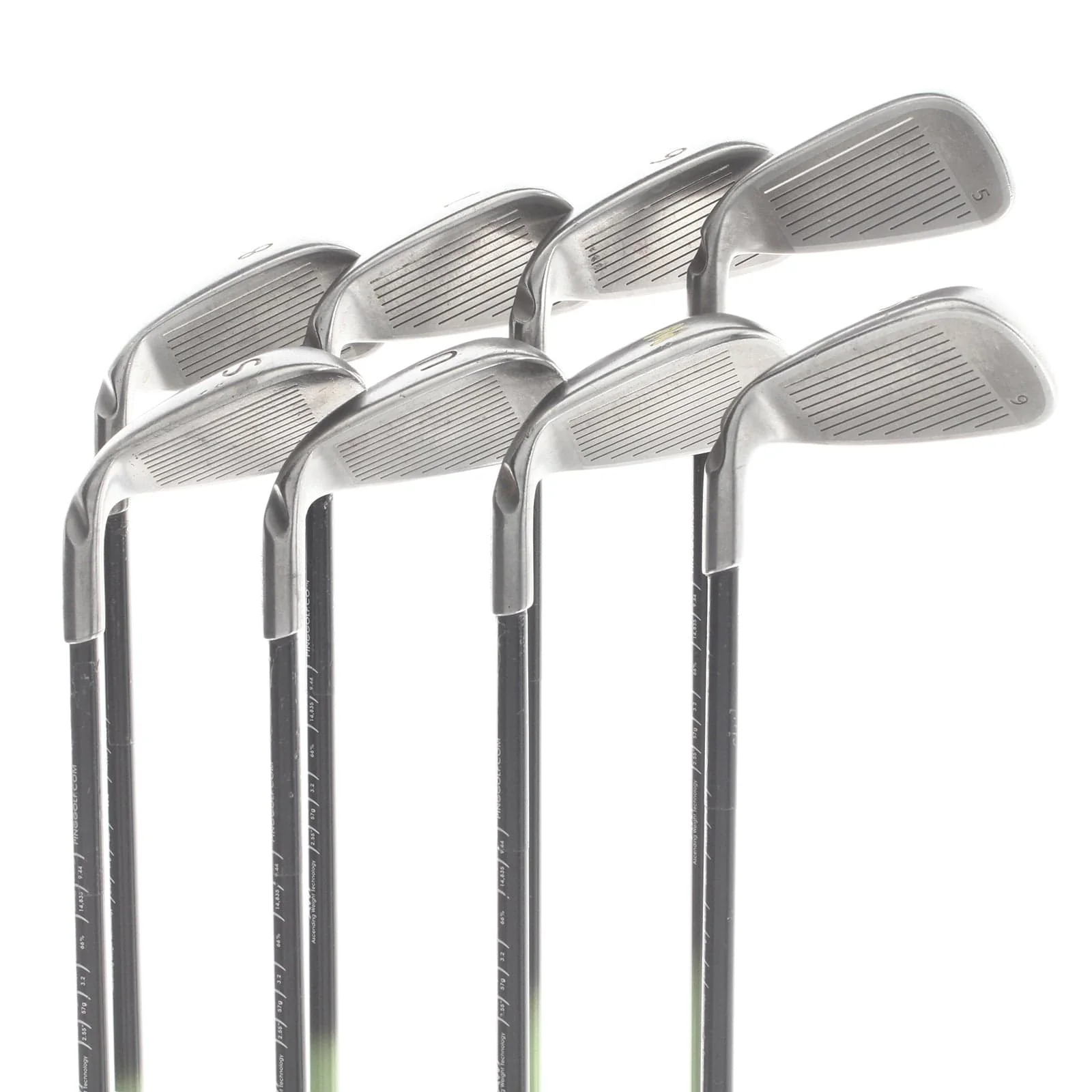 Ping Rapture Graphite Mens Right Hand Irons 5-SW+GW Green Dot 2* Upright Soft Regular - Ping TFC 939 - Image 4