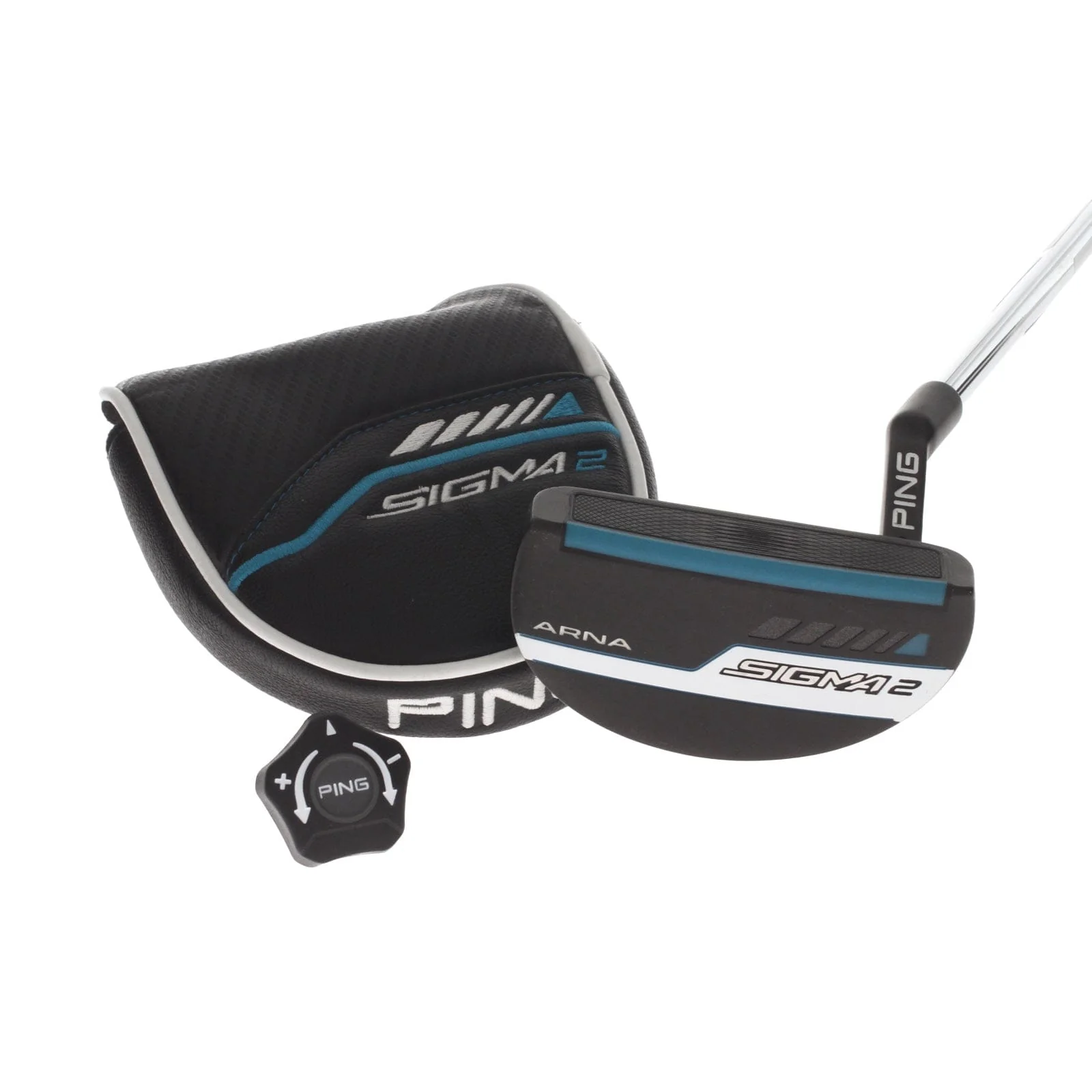 Ping Sigma 2 Arna Mens Right Hand Putter 34" Mallet - Ping Pistol PP60