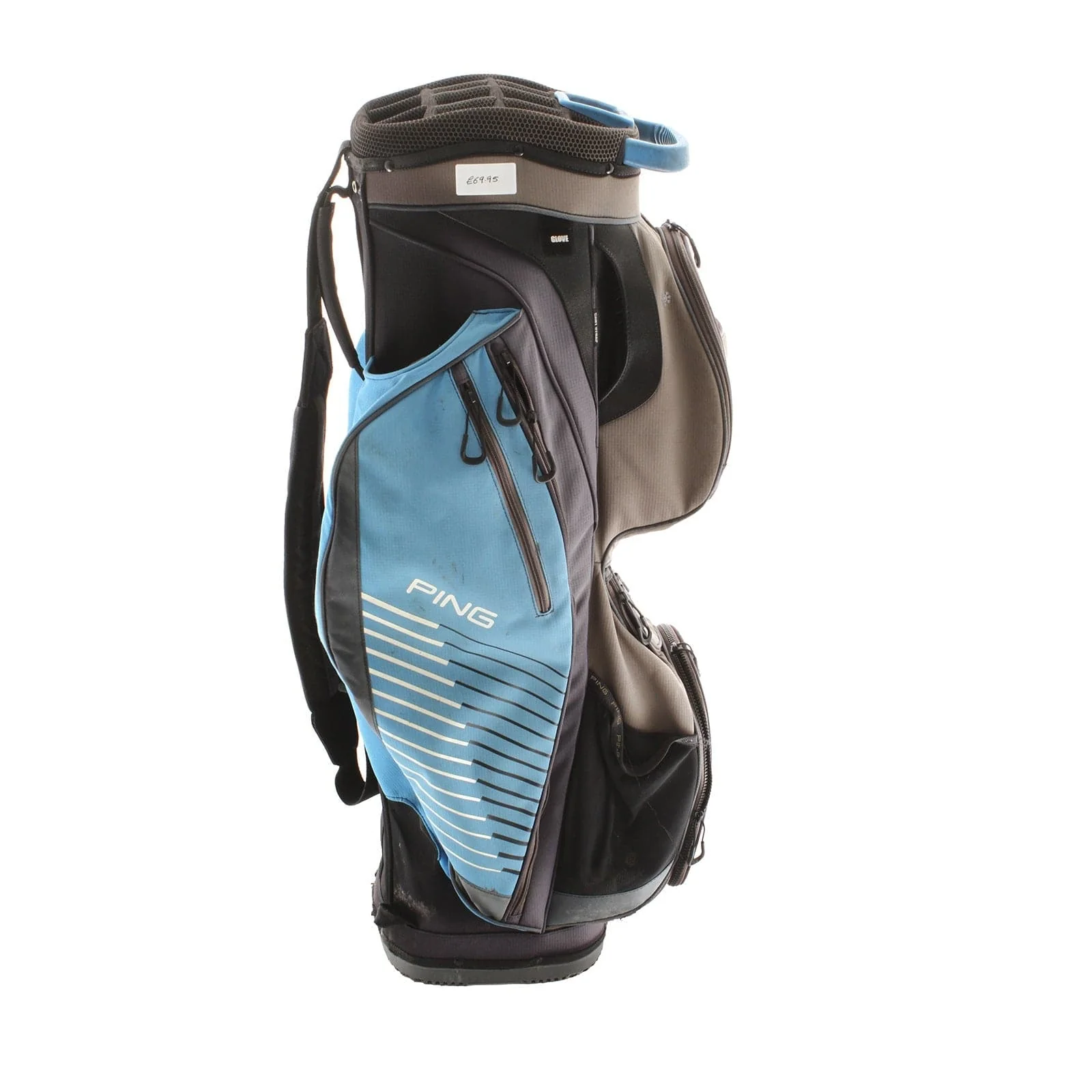 Ping Traverse Cart Bag - Blue/Grey/Black - Image 3