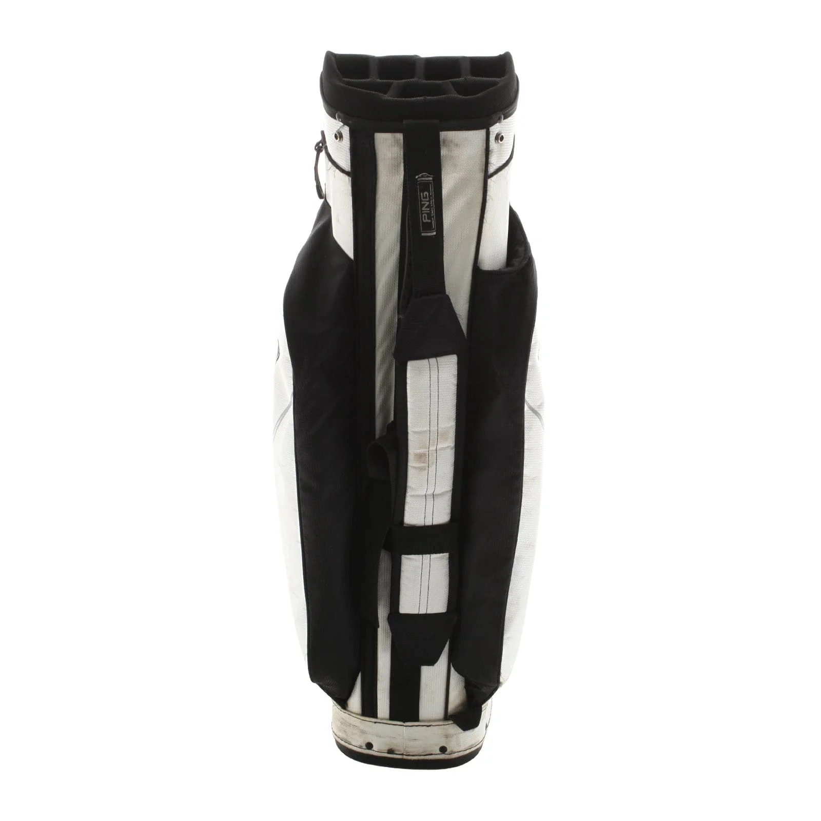 Ping Traverse Cart Bag - Cream/Black/Red - Image 5