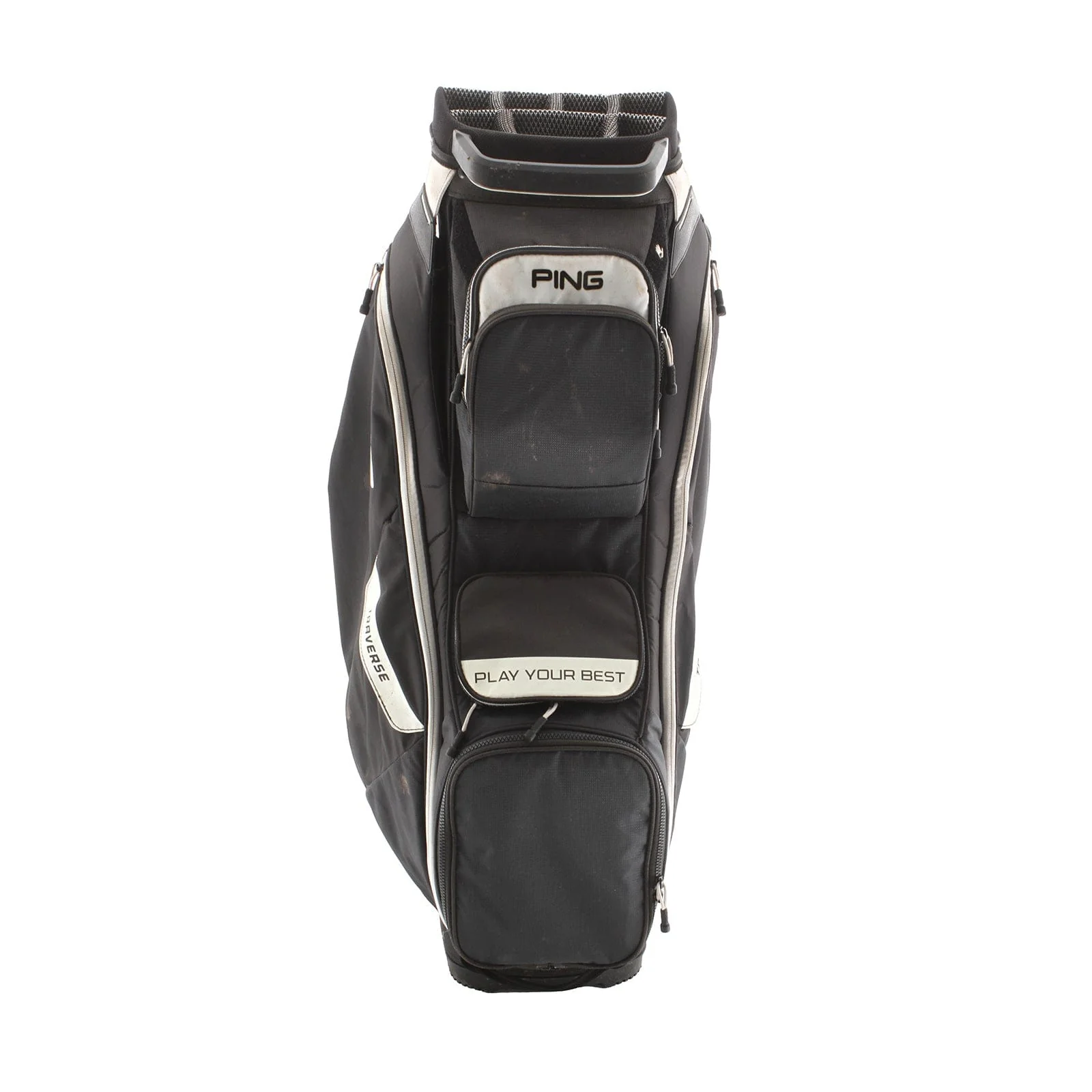 Ping Traverse Cart Bag - Grey/White - Image 4