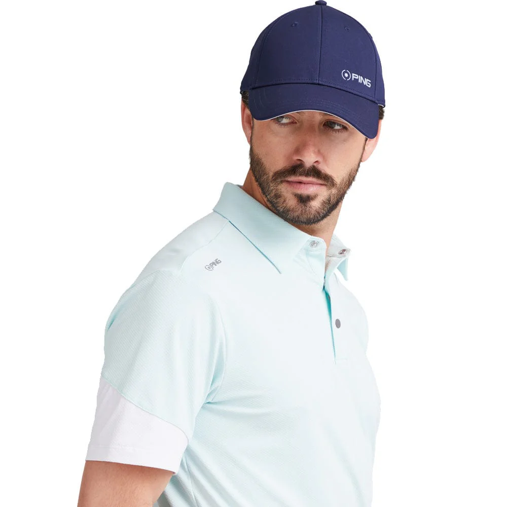 Ping Ty Polo Shirt - Seaspray/White - Image 3
