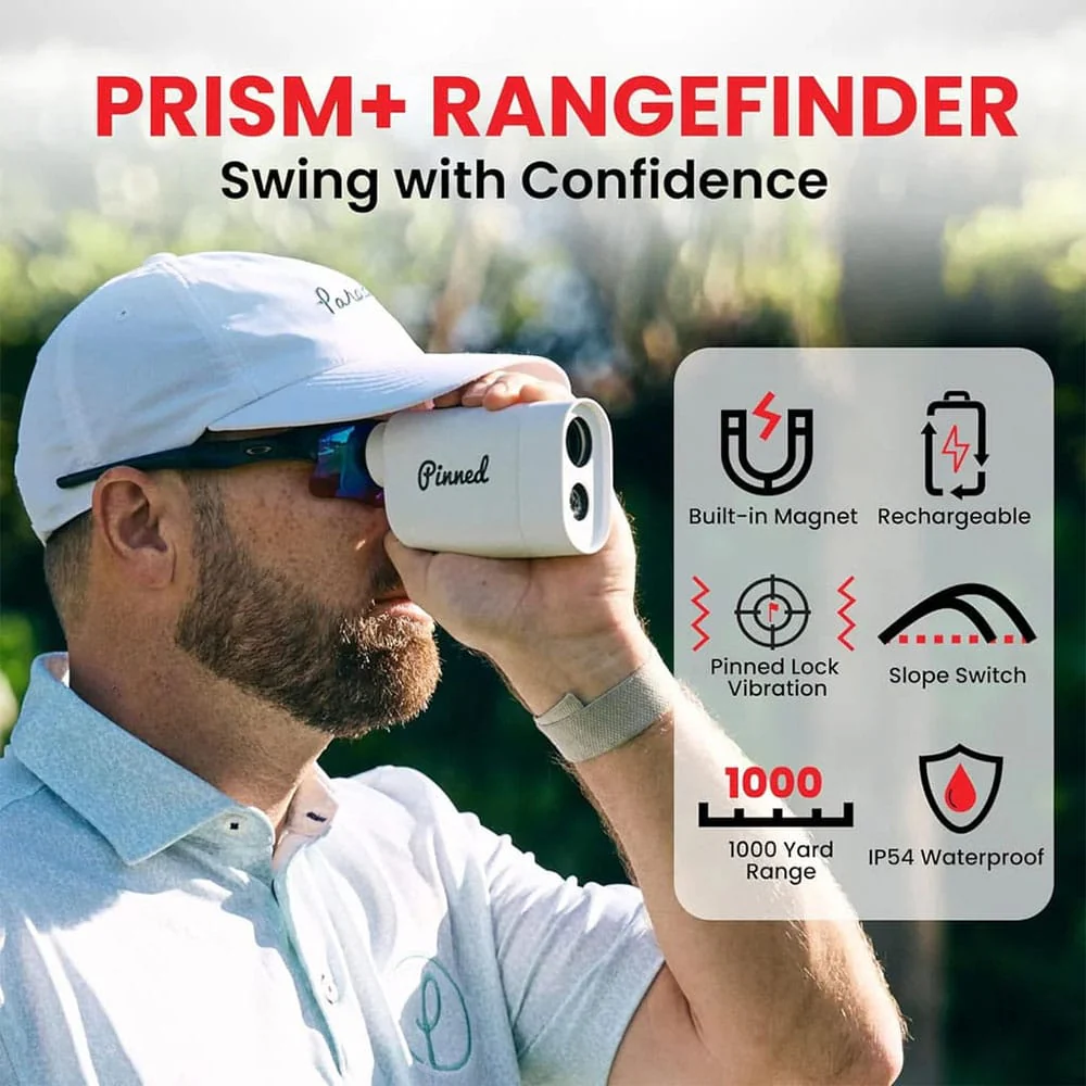 Pinned Golf Prism+ Rangefinder - Red - Image 8