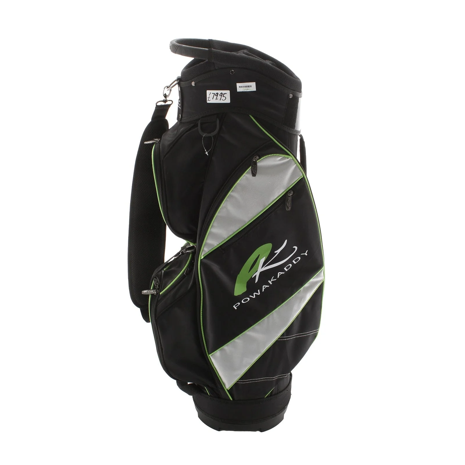 PowaKaddy Cart Bag - Black/Green/Silver