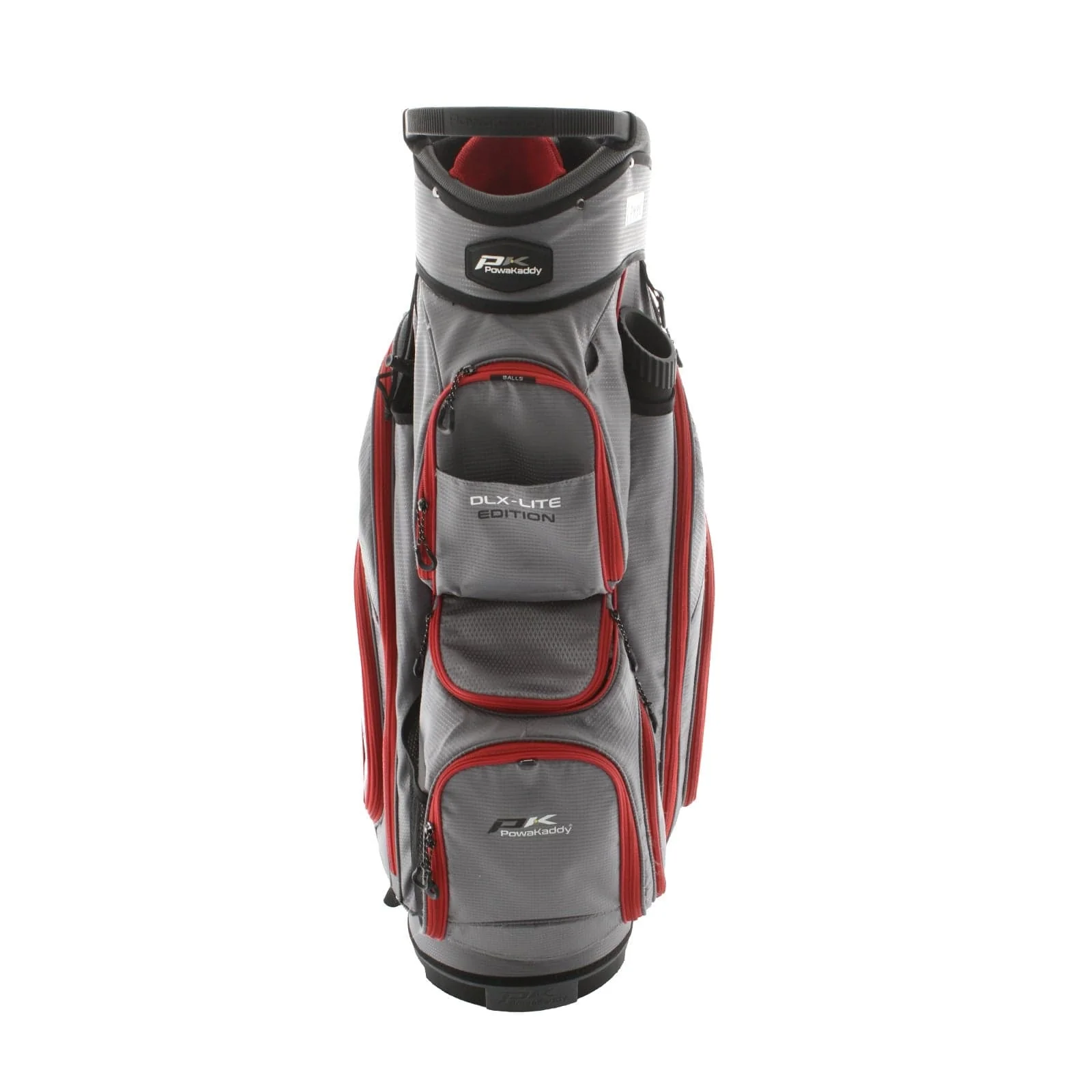 PowaKaddy DLX-Lite Edition Cart Bag - Grey/Red - Image 4