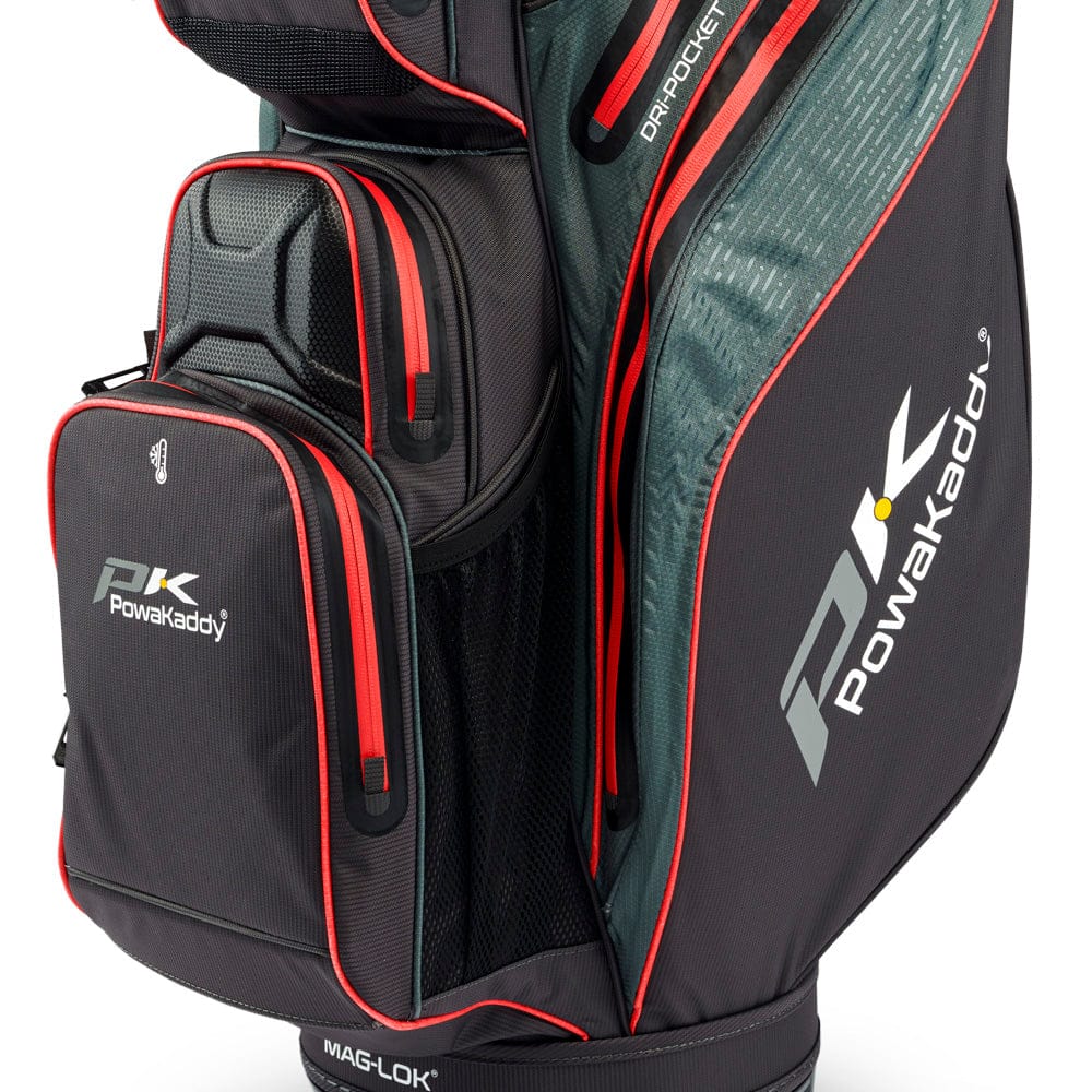 PowaKaddy Dri-TECH Waterproof Cart Bag - Black/Red - Image 5