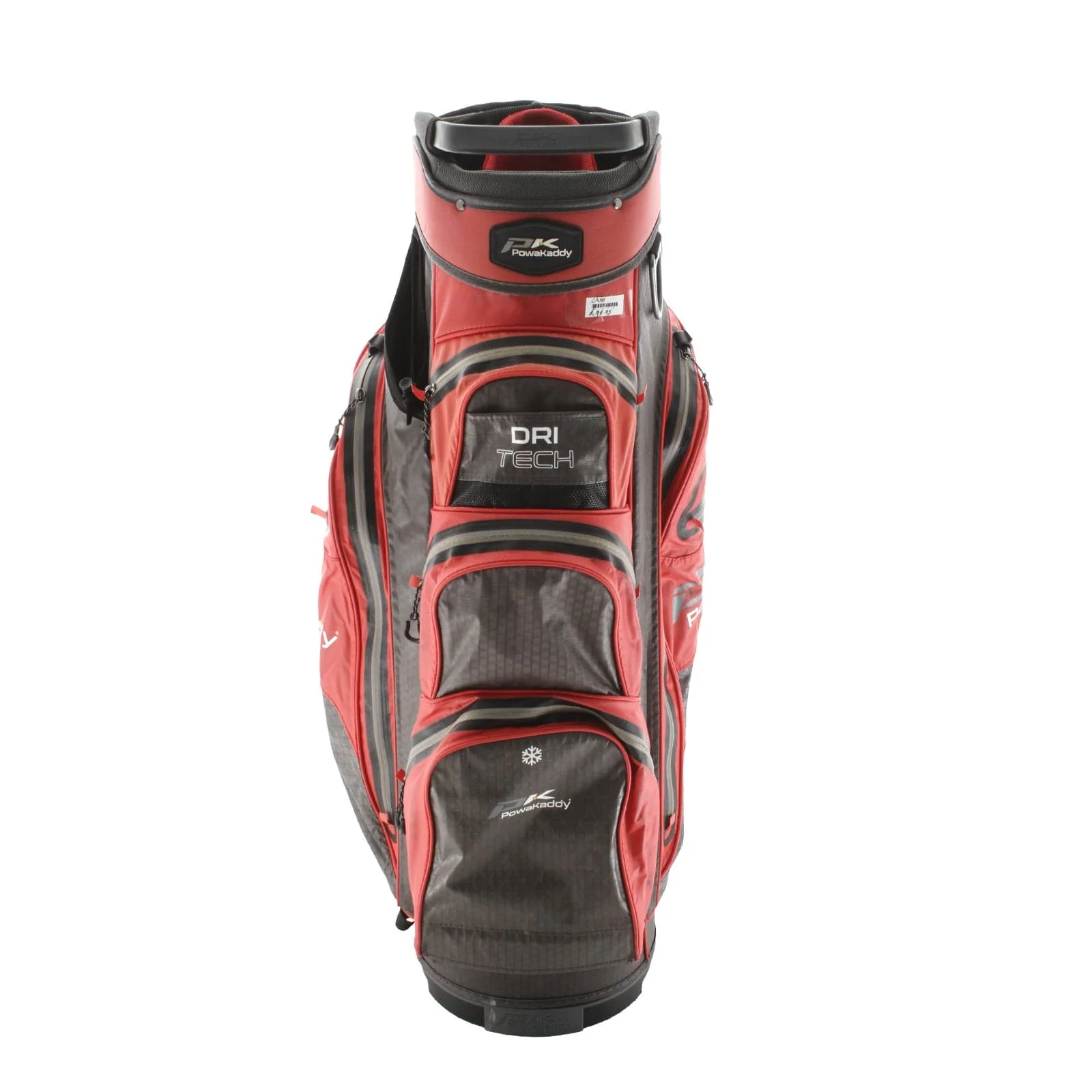 PowaKaddy Dri Tech Cart Bag - Red/Grey - Image 4