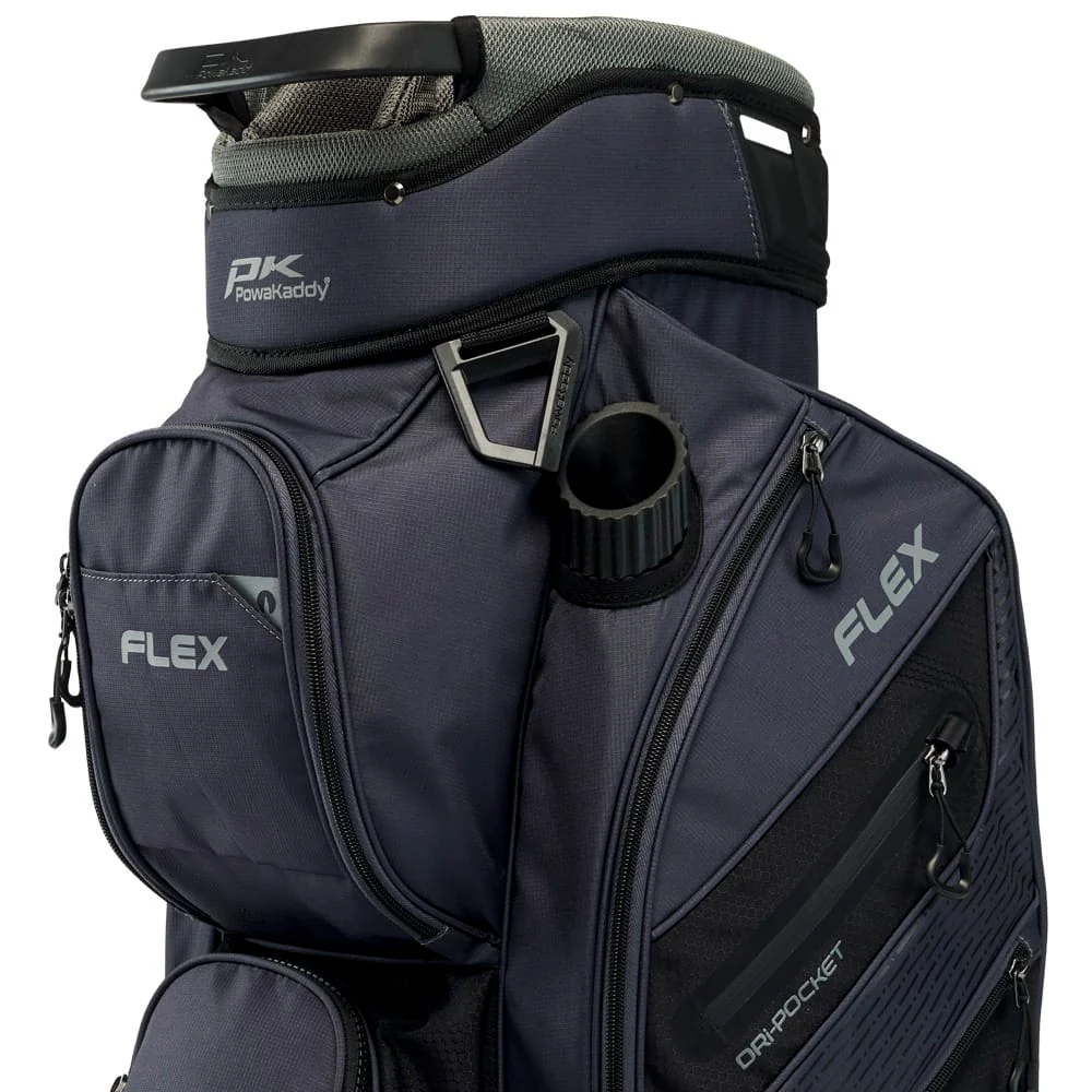 PowaKaddy FLEX Cart Bag - Grey/Black - Image 3