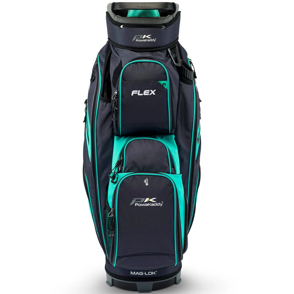 PowaKaddy FLEX Cart Bag - Grey/Teal - Image 2