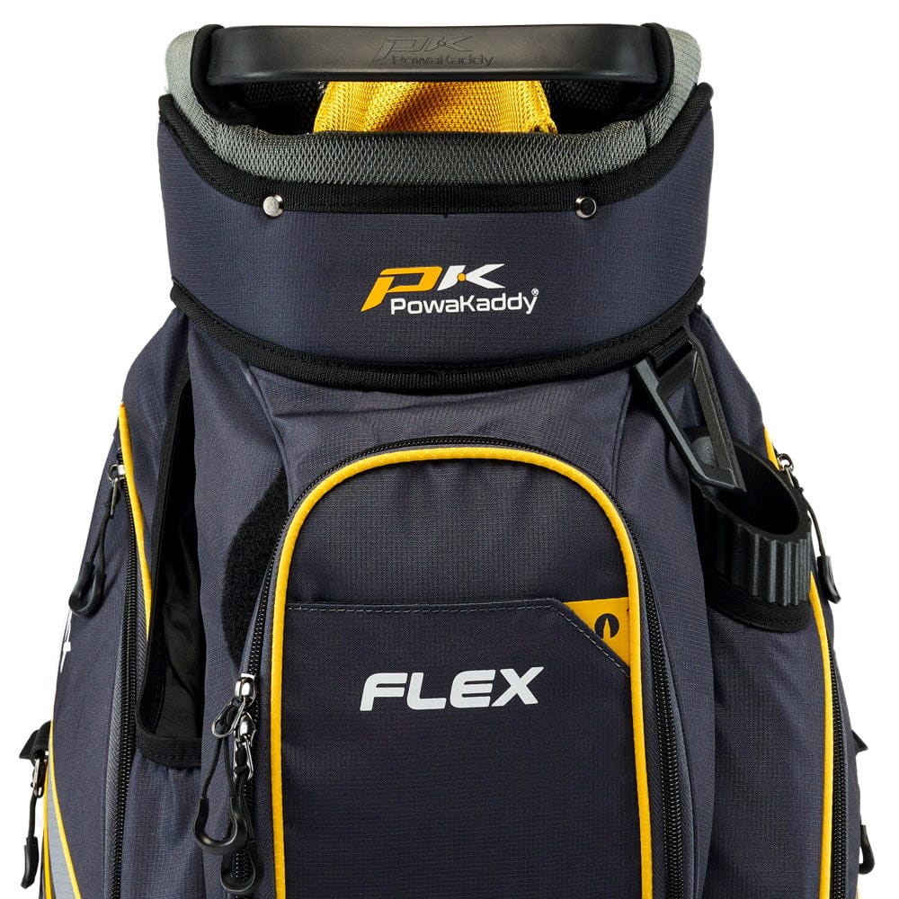 PowaKaddy FLEX Cart Bag - Grey/Yellow - Image 3