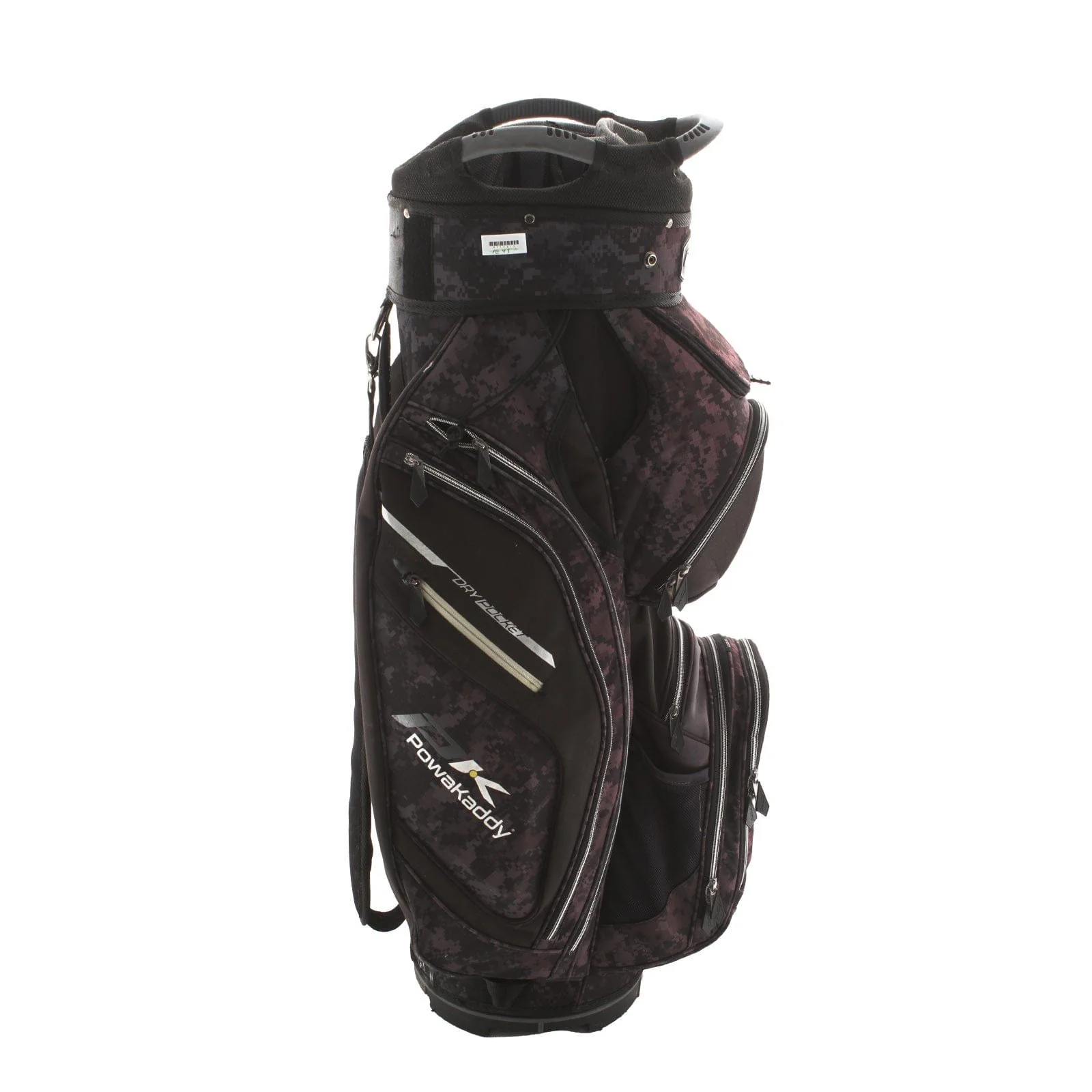 Powakaddy Premium Tech Cart Bag - Purple/Black - Image 3